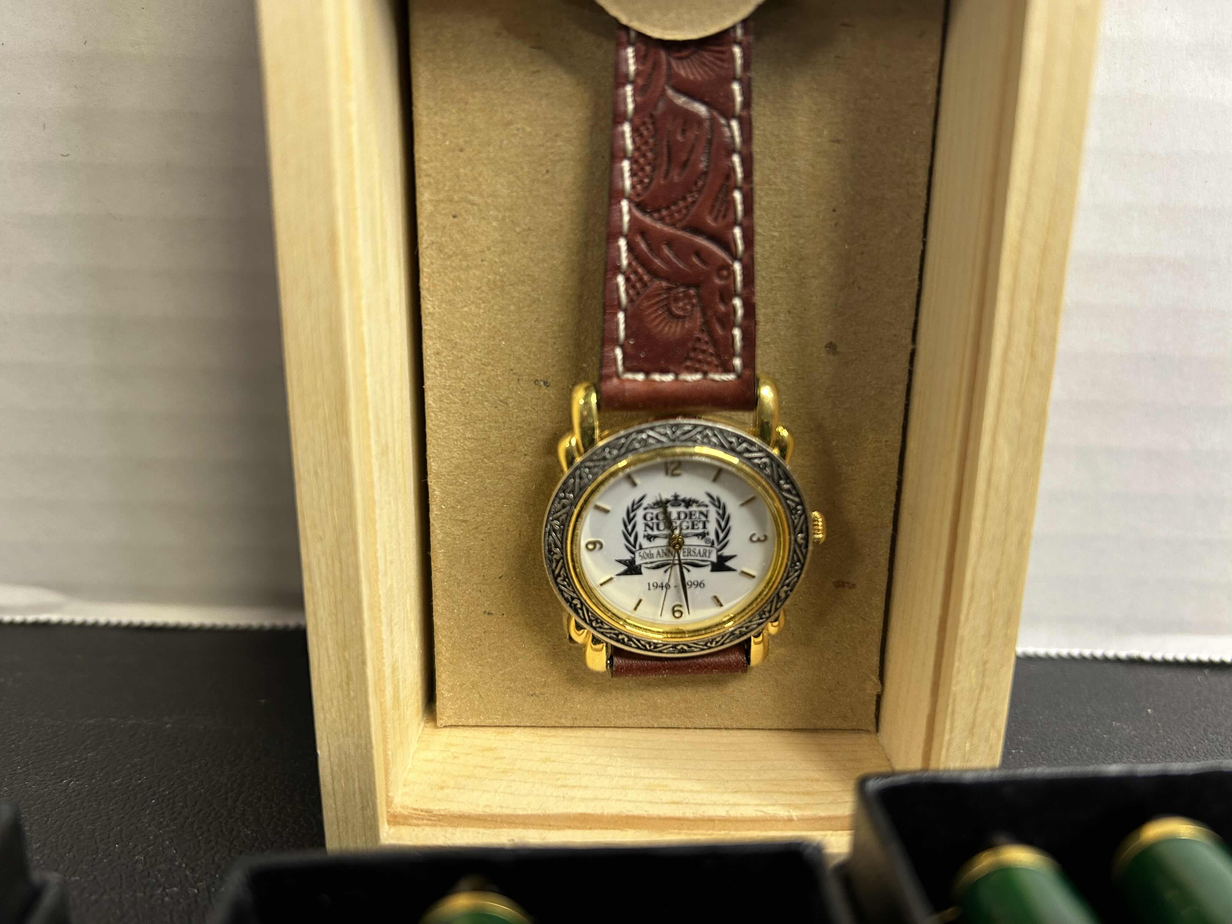 Photo 1 of 4 GOLDEN NUGGET COLLECTIBLE PEN SETS AND 1 GOLDEN NUGGET ANNIVERSARY WATCH