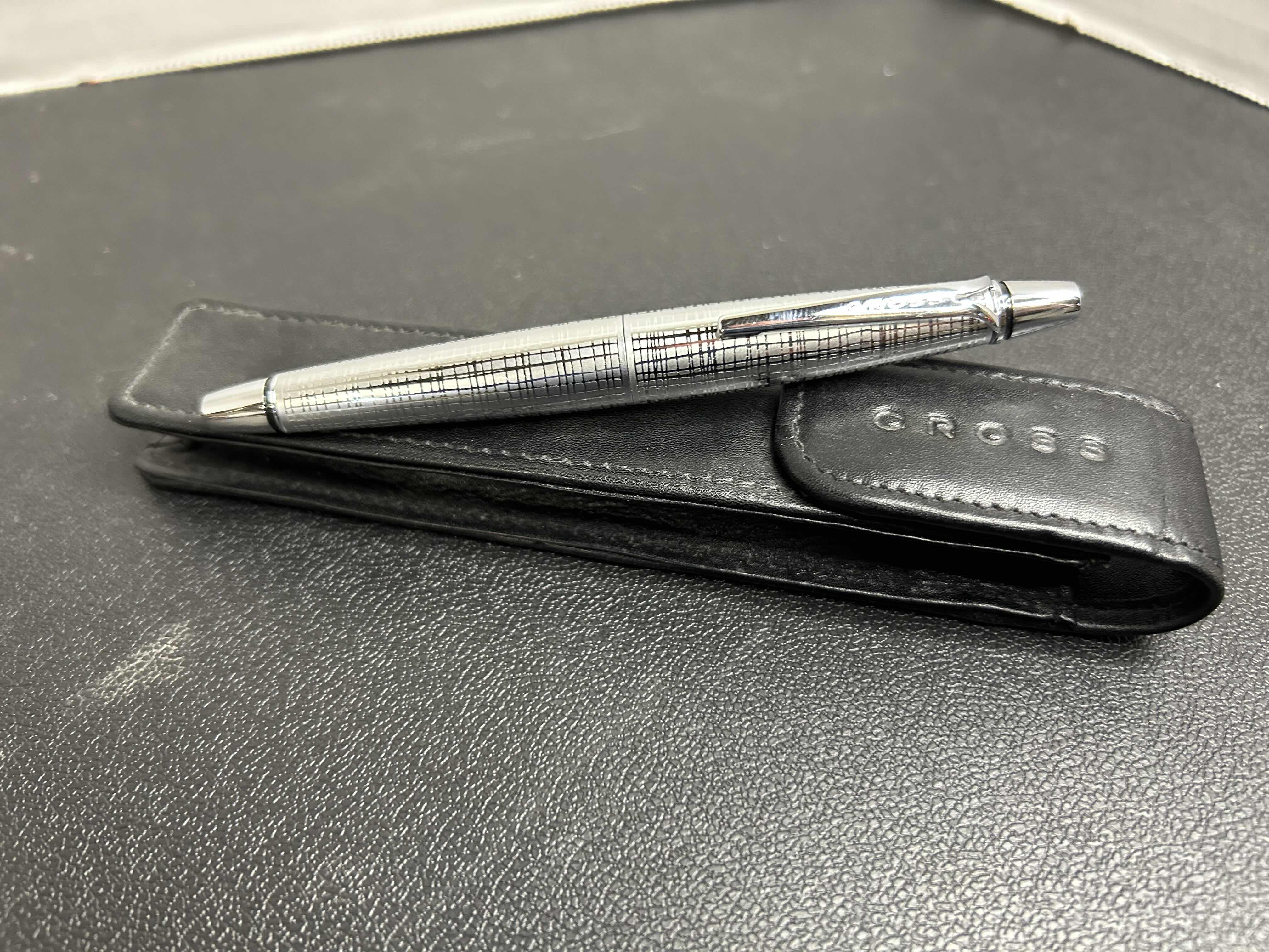 Photo 1 of CROSS SATIN SILVER WITH DESIGN PULL APART BALL POINT PEN

