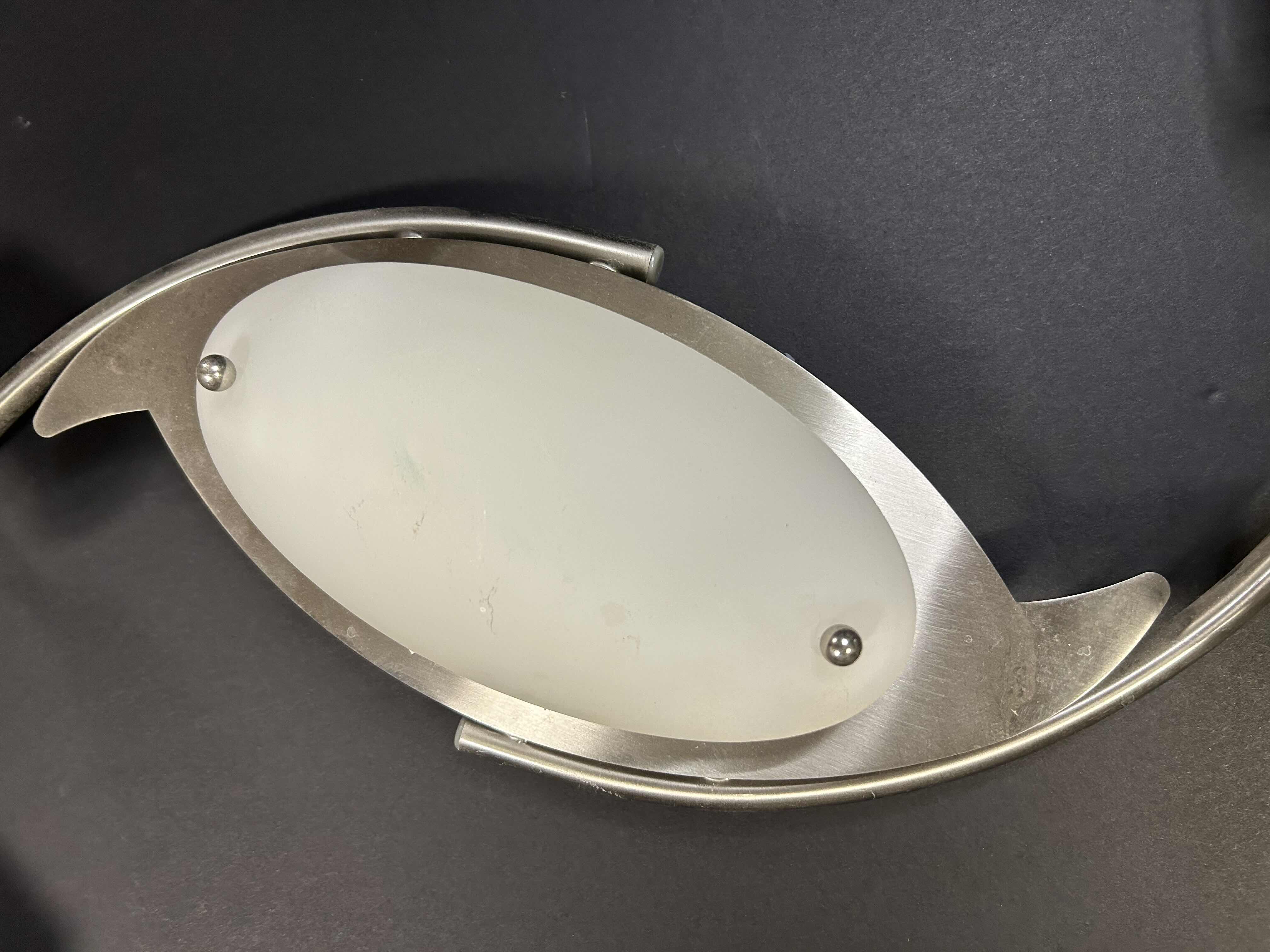 Photo 1 of NIB MODERN SATIN 4 PENDANT TRACK LIGHT 28”