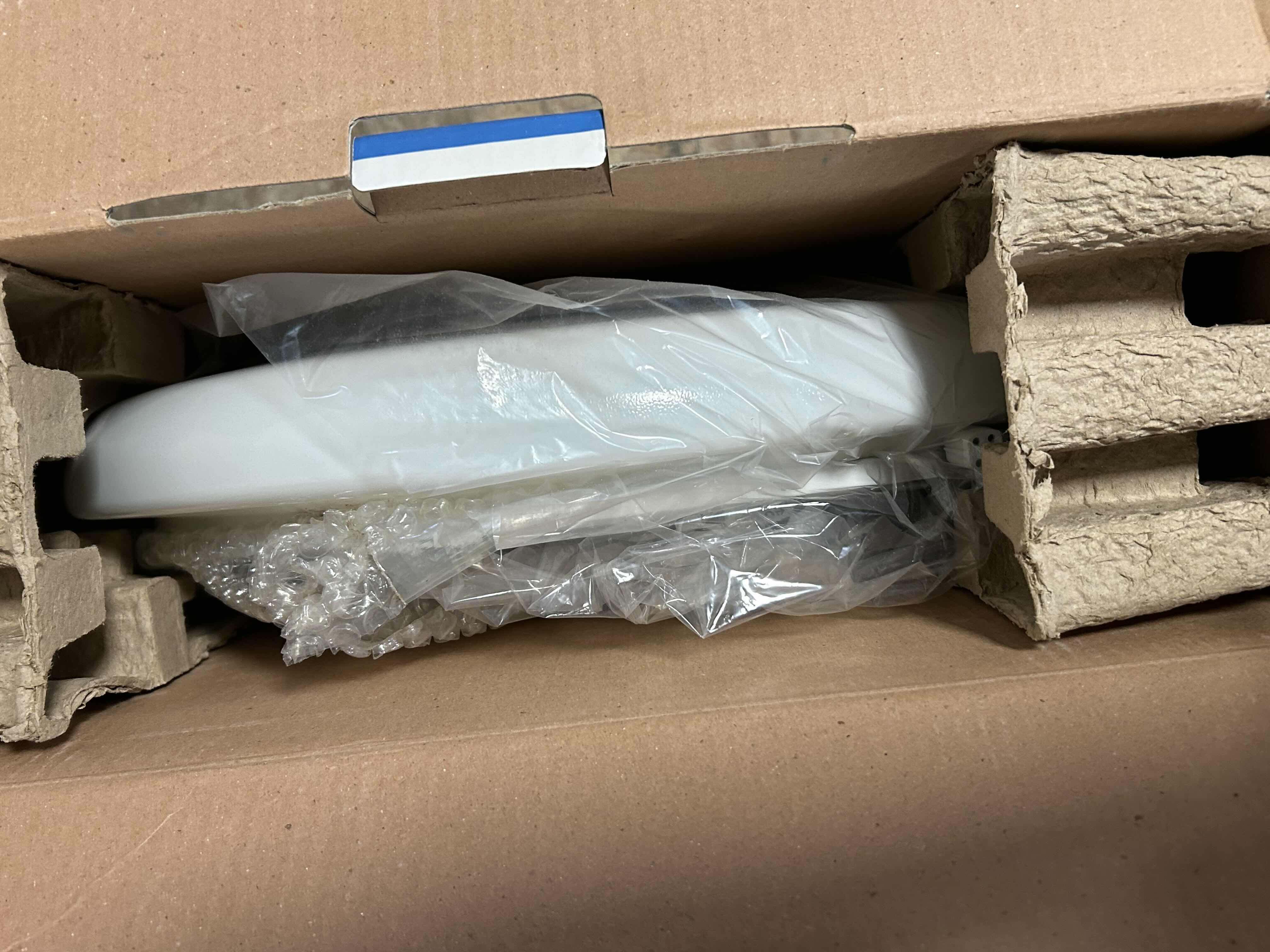 Photo 1 of AMERICAN FLUORESCENT 19” SHALLOW MUSHROOM CLOUD LIGHT FIXTURE. CEILING LAMP.