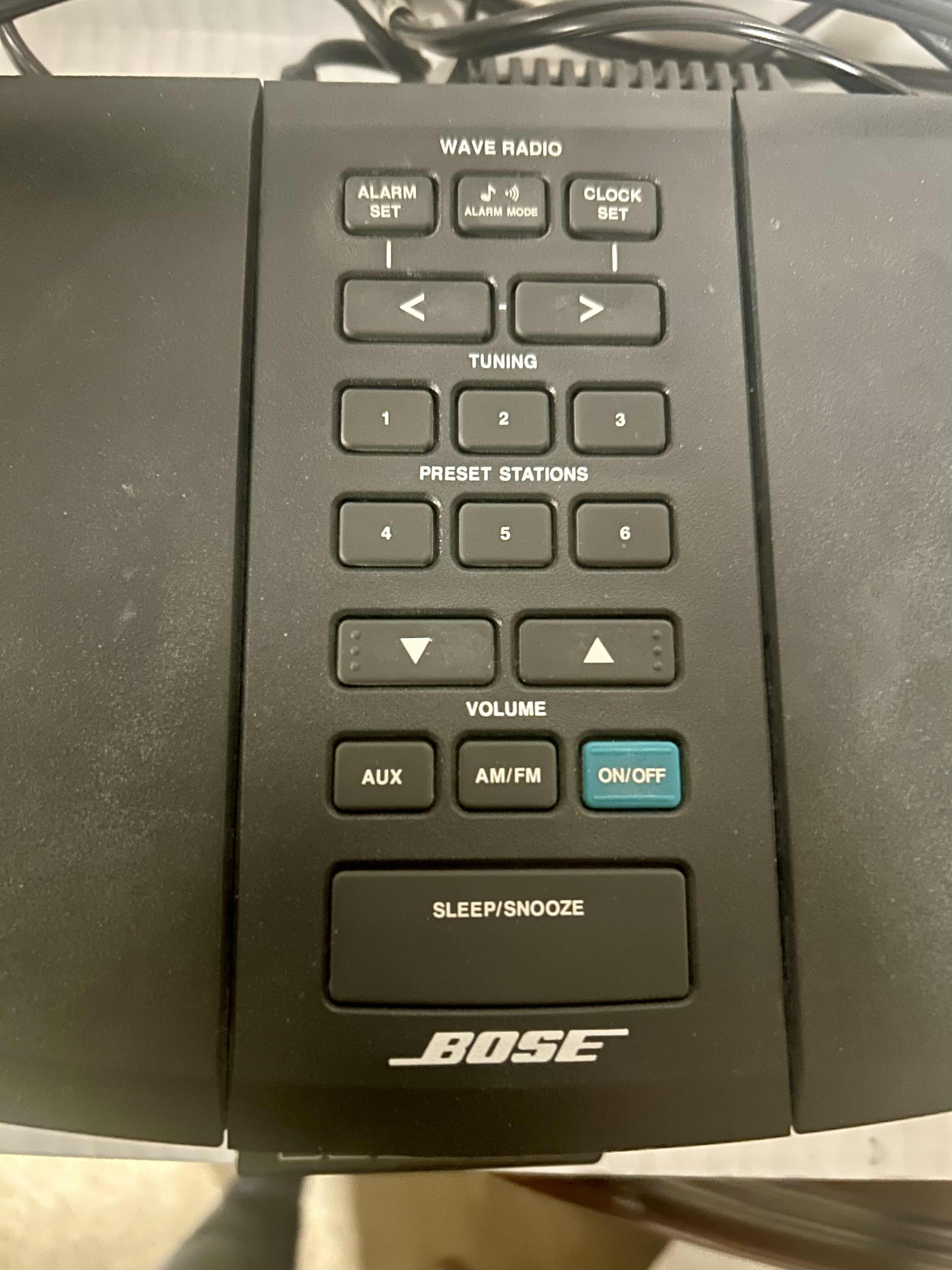 Photo 1 of BOSE WAVE RADIO AND ALARM CLOCK WITH REMOTE