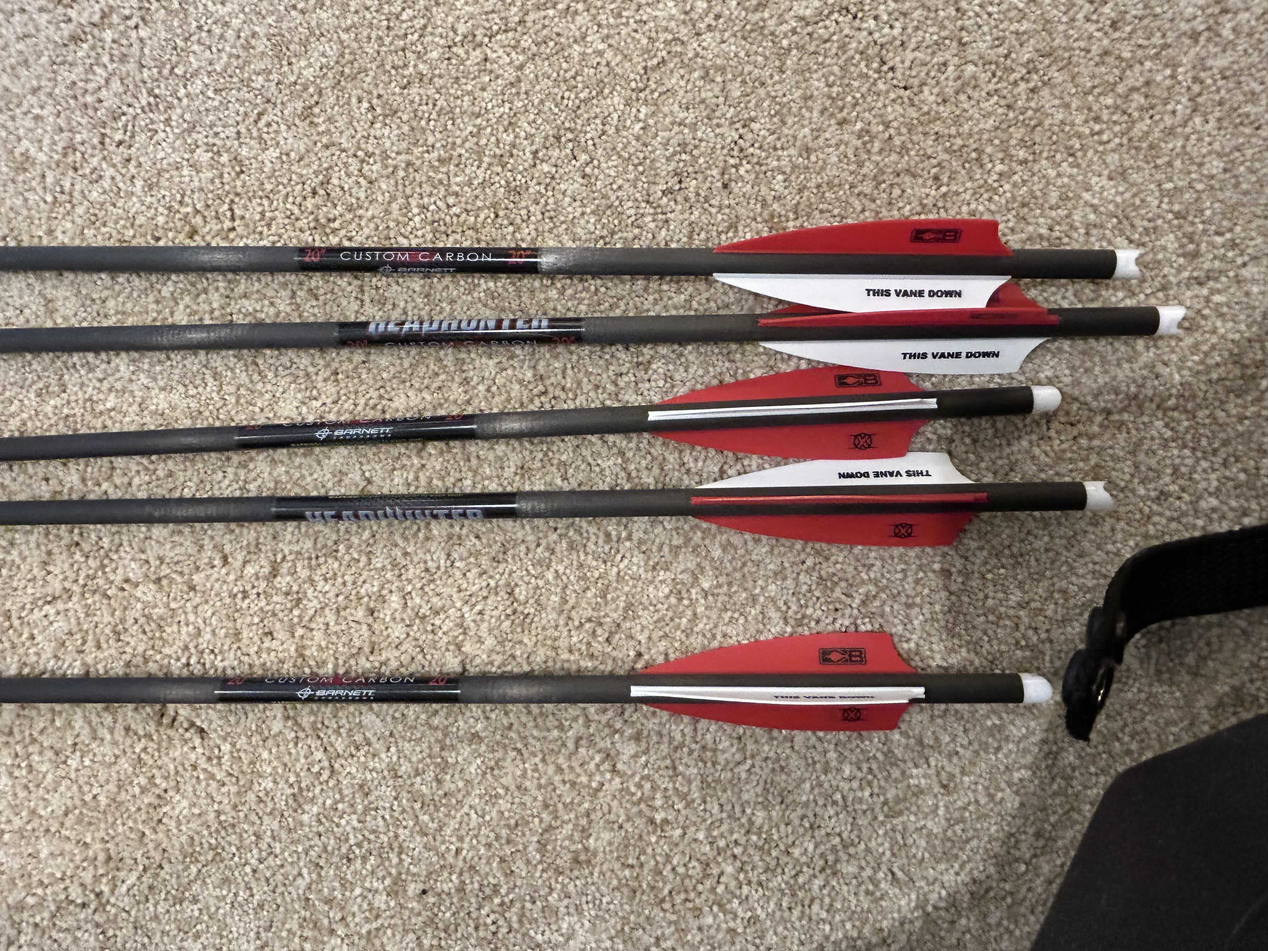 Photo 1 of BARNETT CROSSBOW IN HARD SHELL CASE 
INCLUDES 5 ARROWS (TIPS NOT INCLUDED)