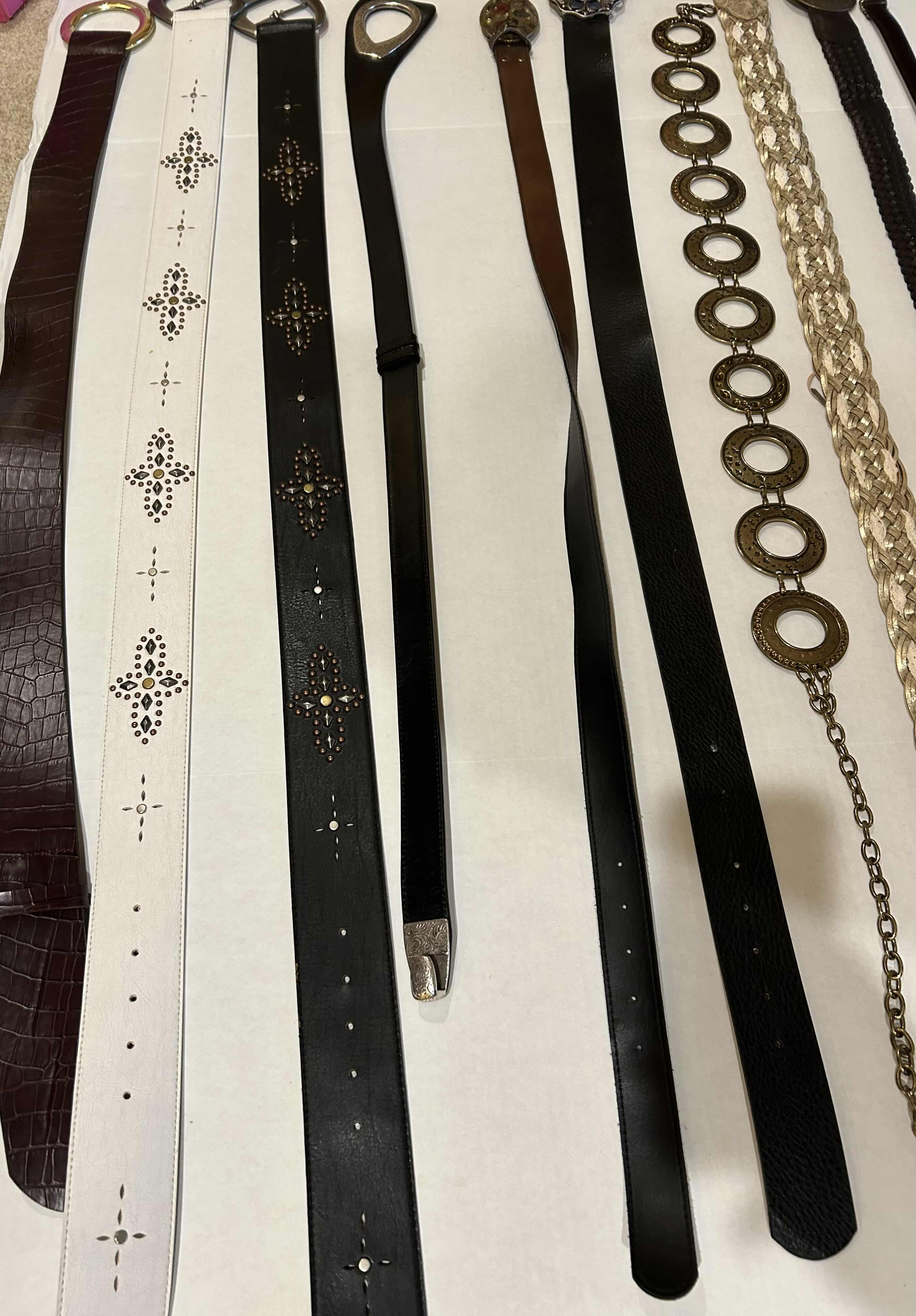 Photo 1 of 10 LADIES BELTS OF VARIOUS SIZES