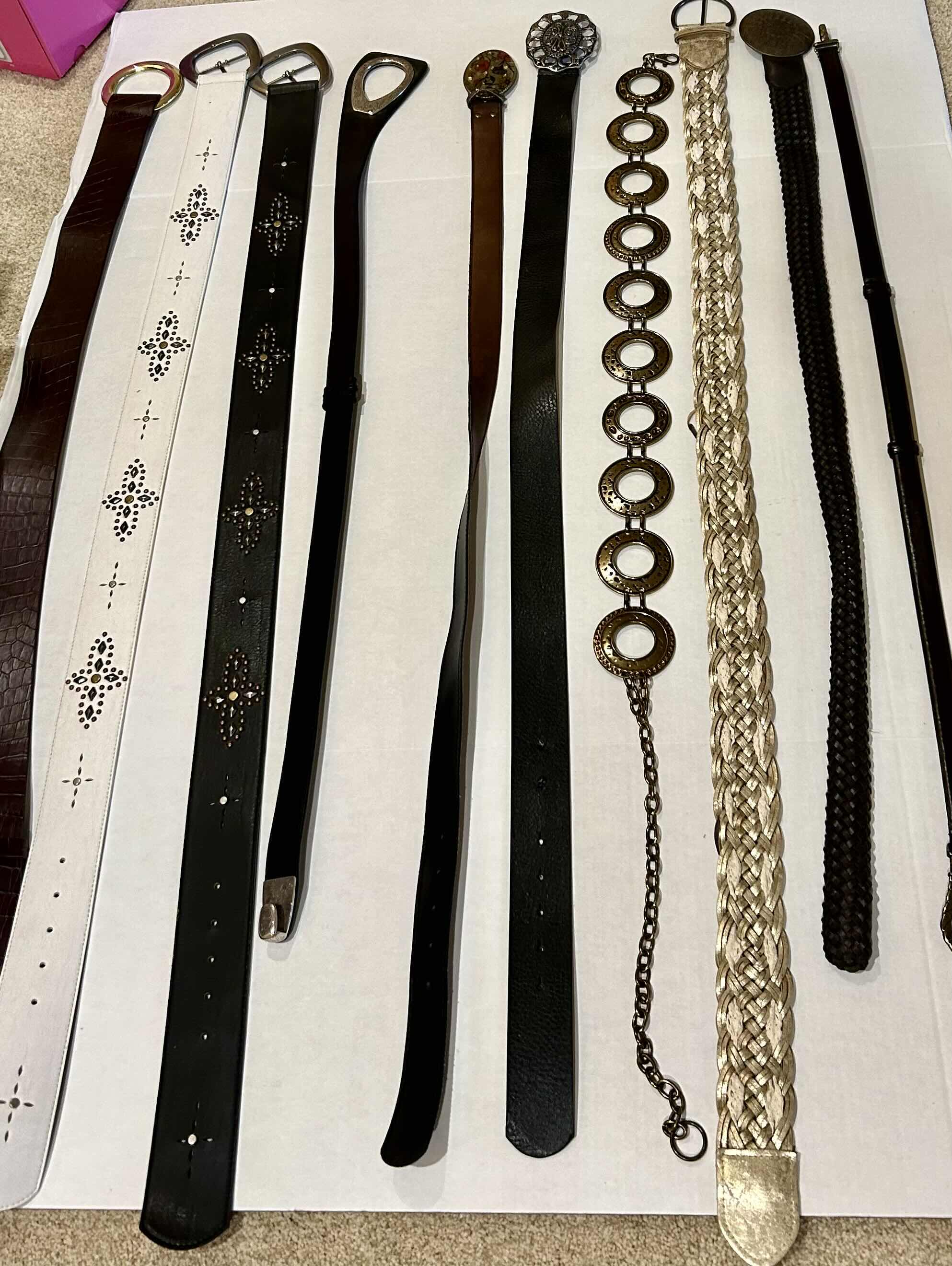 Photo 1 of 10 LADIES BELTS OF VARIOUS SIZES