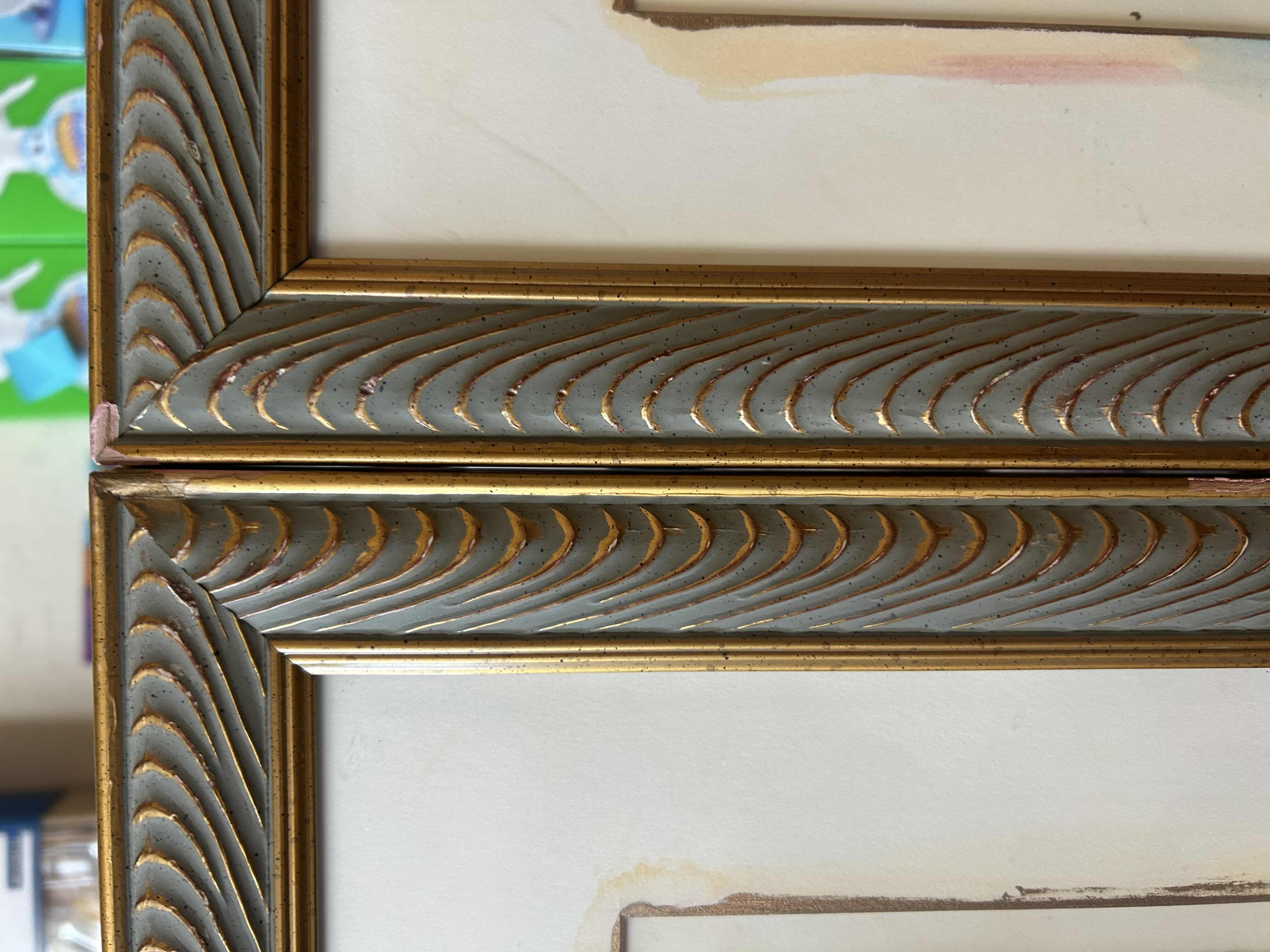 Photo 2 of 2- ABSTRACT FLOWERS FRAMED ARTWORK 
16 X 31”