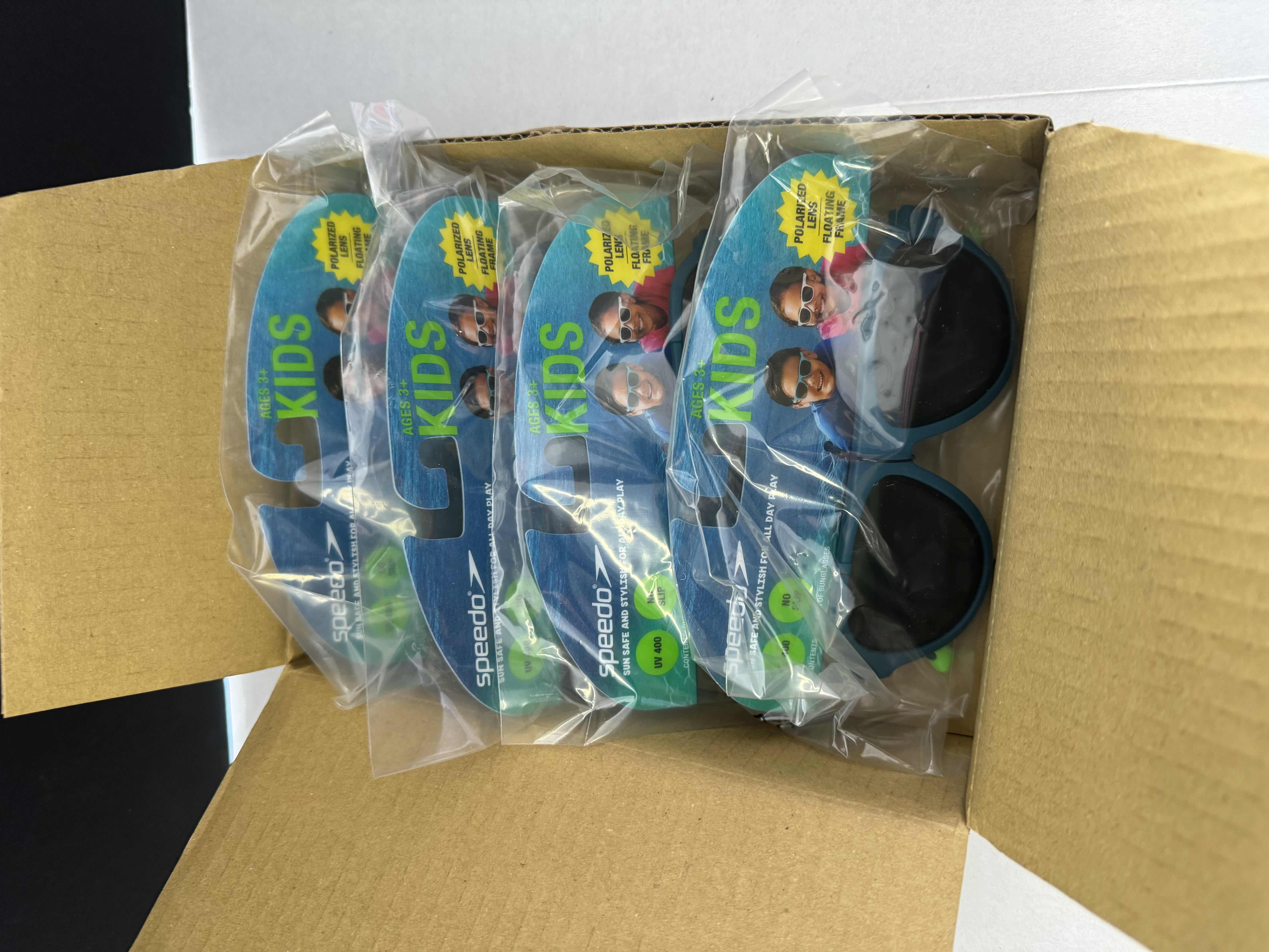 Photo 1 of 4-BRAND NEW SPEEDO POLARIZED LENS AND FLOATING FRAME SUNGLASSES FOR AGES 3+