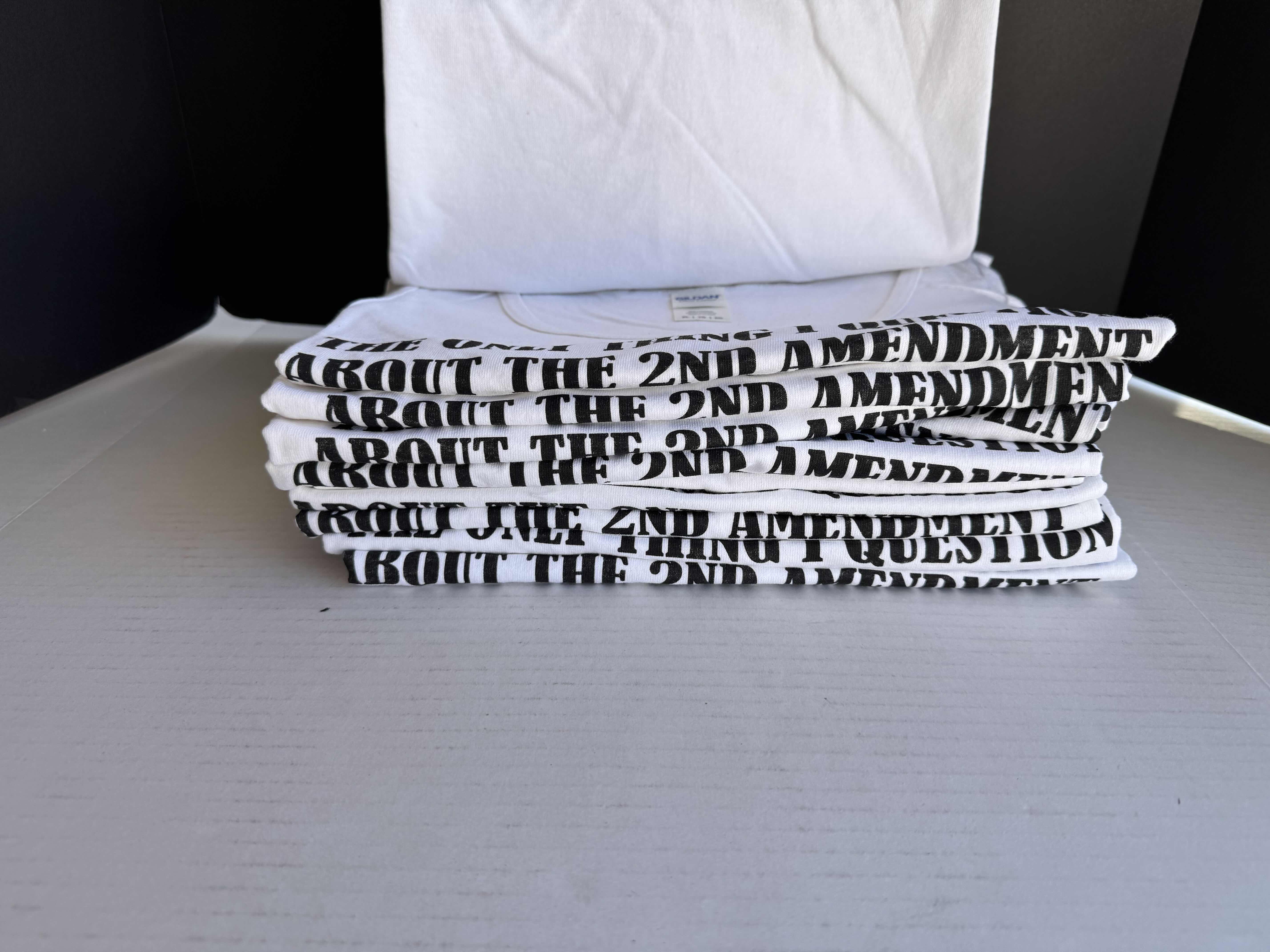 Photo 1 of 10- BRAND NEW 2ND AMENDMENT SLEEVELESS T-SHIRTS - XL