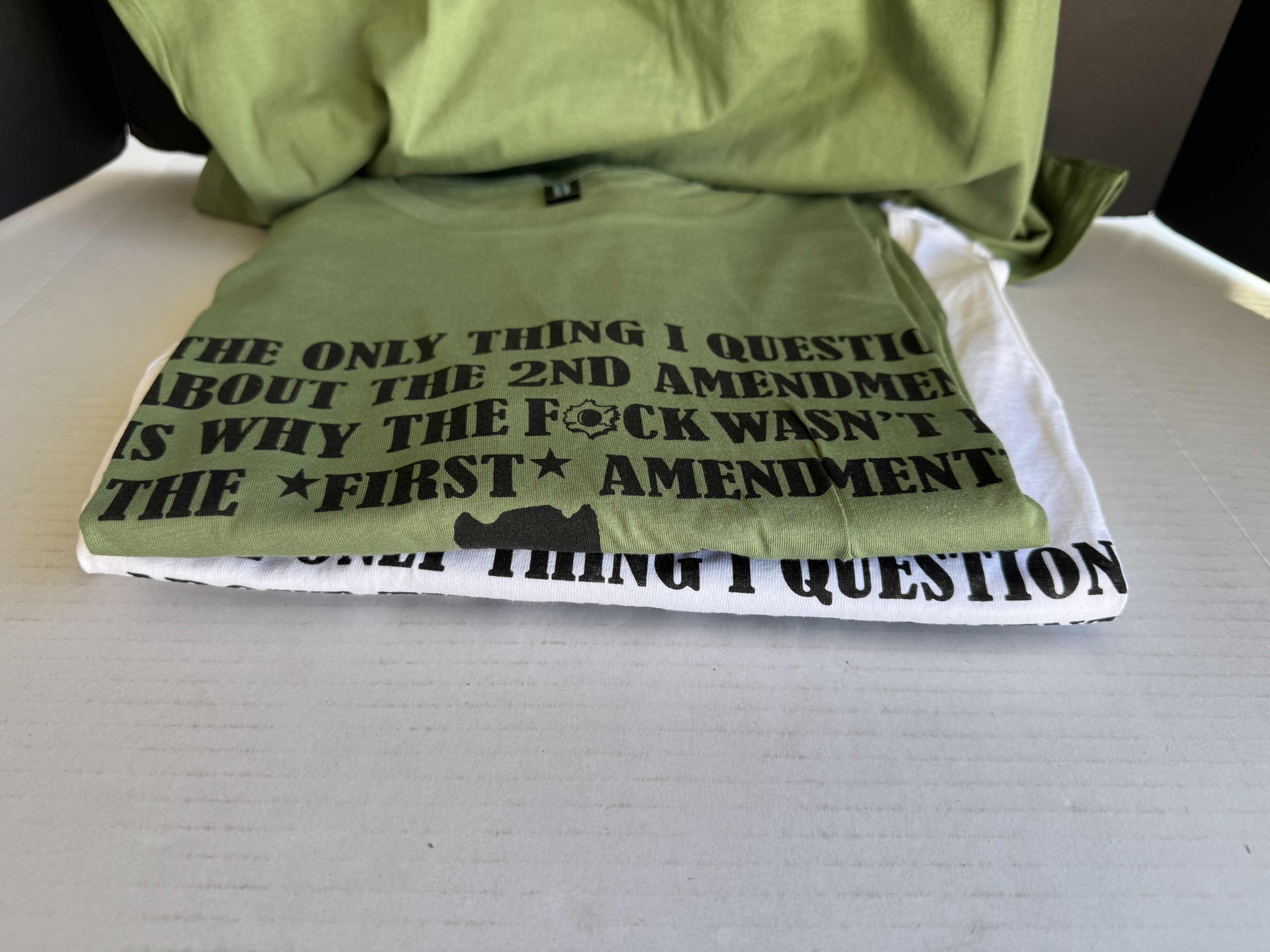 Photo 1 of 4- BRAND NEW 2ND AMENDMENT T-SHIRTS 2XL