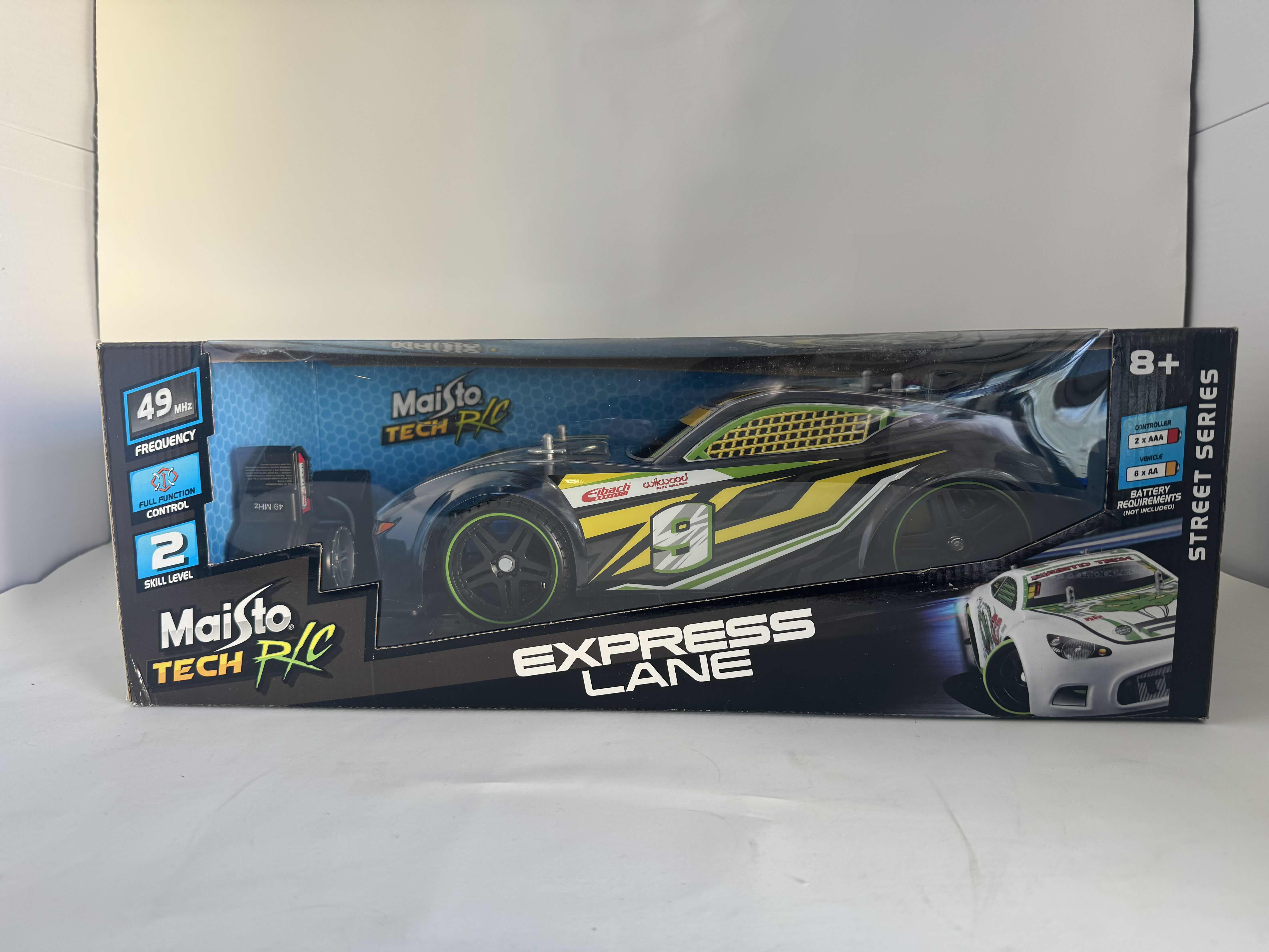 Photo 1 of 2-BRAND NEW MAISTO TECH R/C 27MHZ STREET SERIES EXPRESS LANE R/C CAR #9