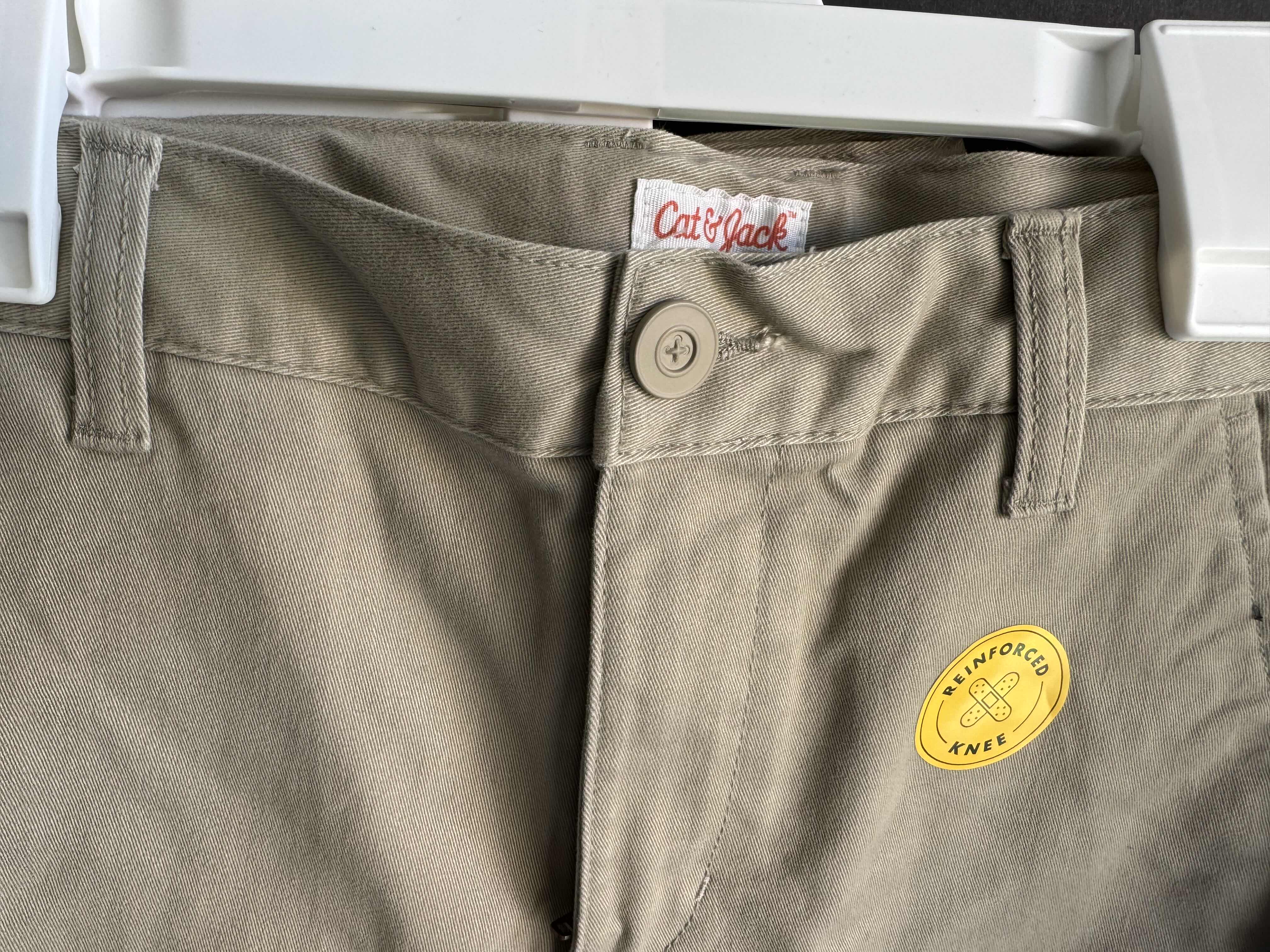 Photo 1 of 3-BRAND NEW PAIRS OF CAT & JACK KHAKI SCHOOL UNIFORM PANTS SIZE 14