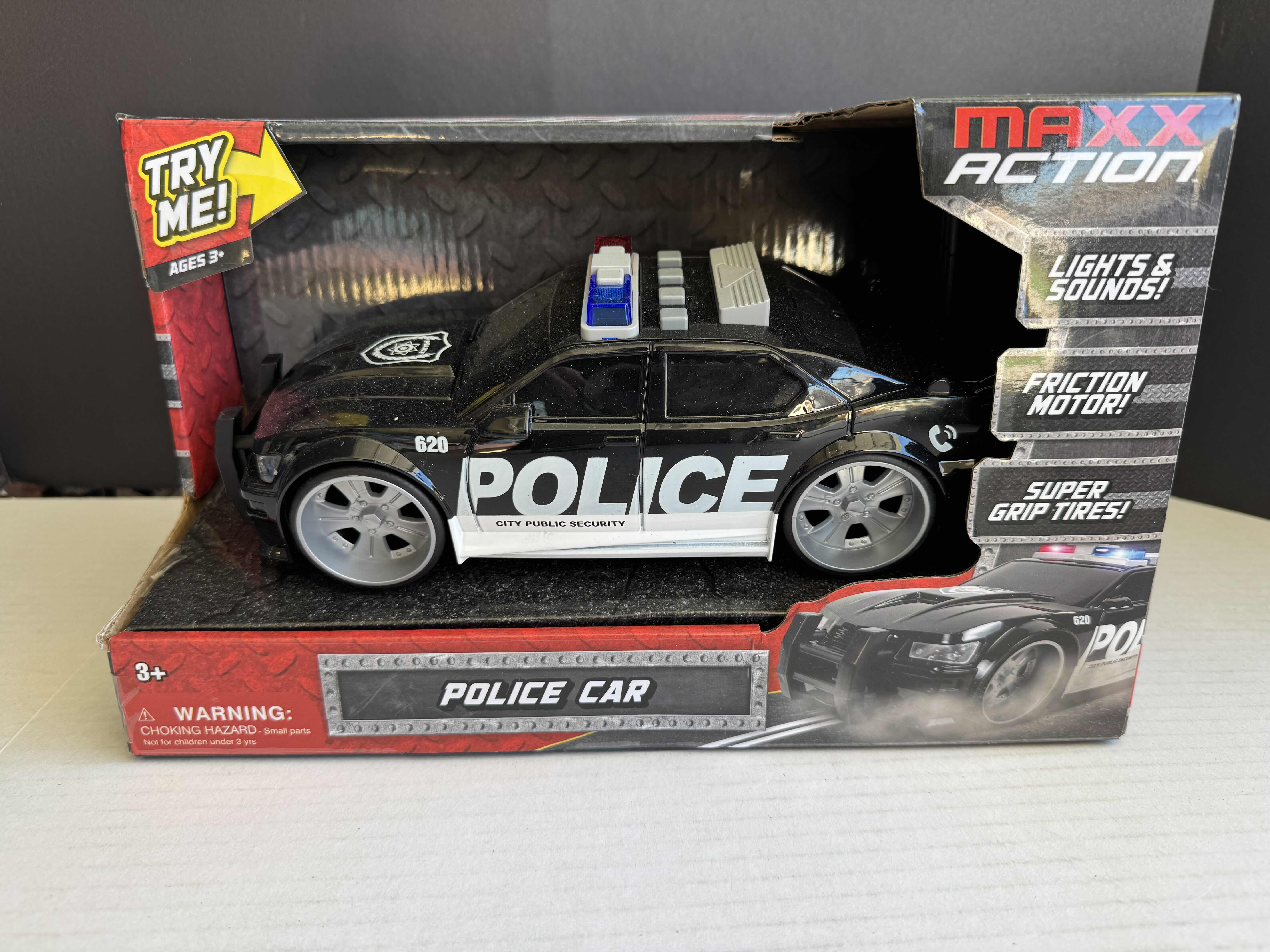 Photo 1 of 2 - BRAND NEW TOYS 1-MONSTER JAM & 1-MAXX ACTION POLICE CAR