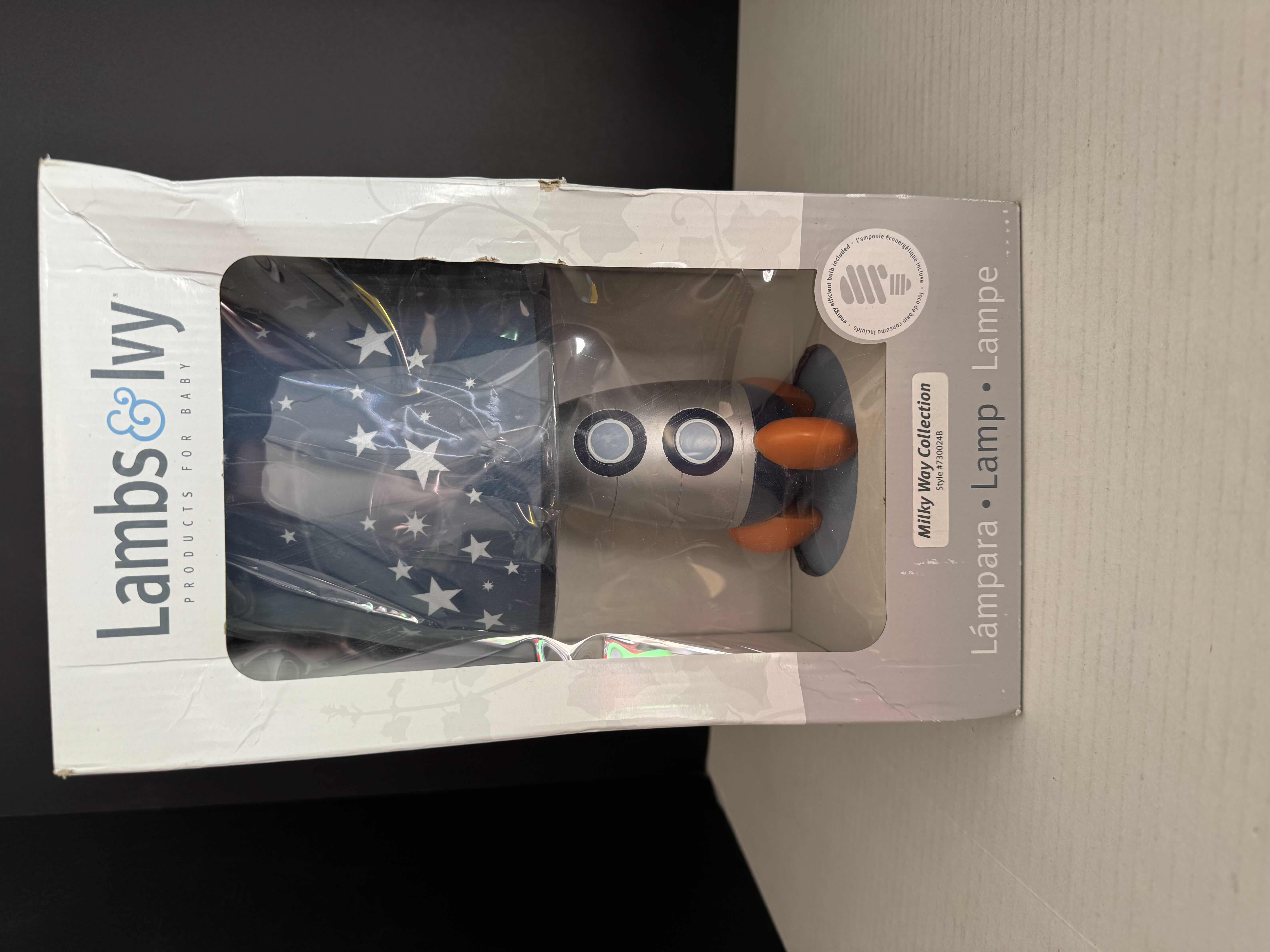 Photo 1 of BRAND NEW LAMBS & IVY MILKY WAY TABLE LAMP ROCKET SHIP SPACE LAMP