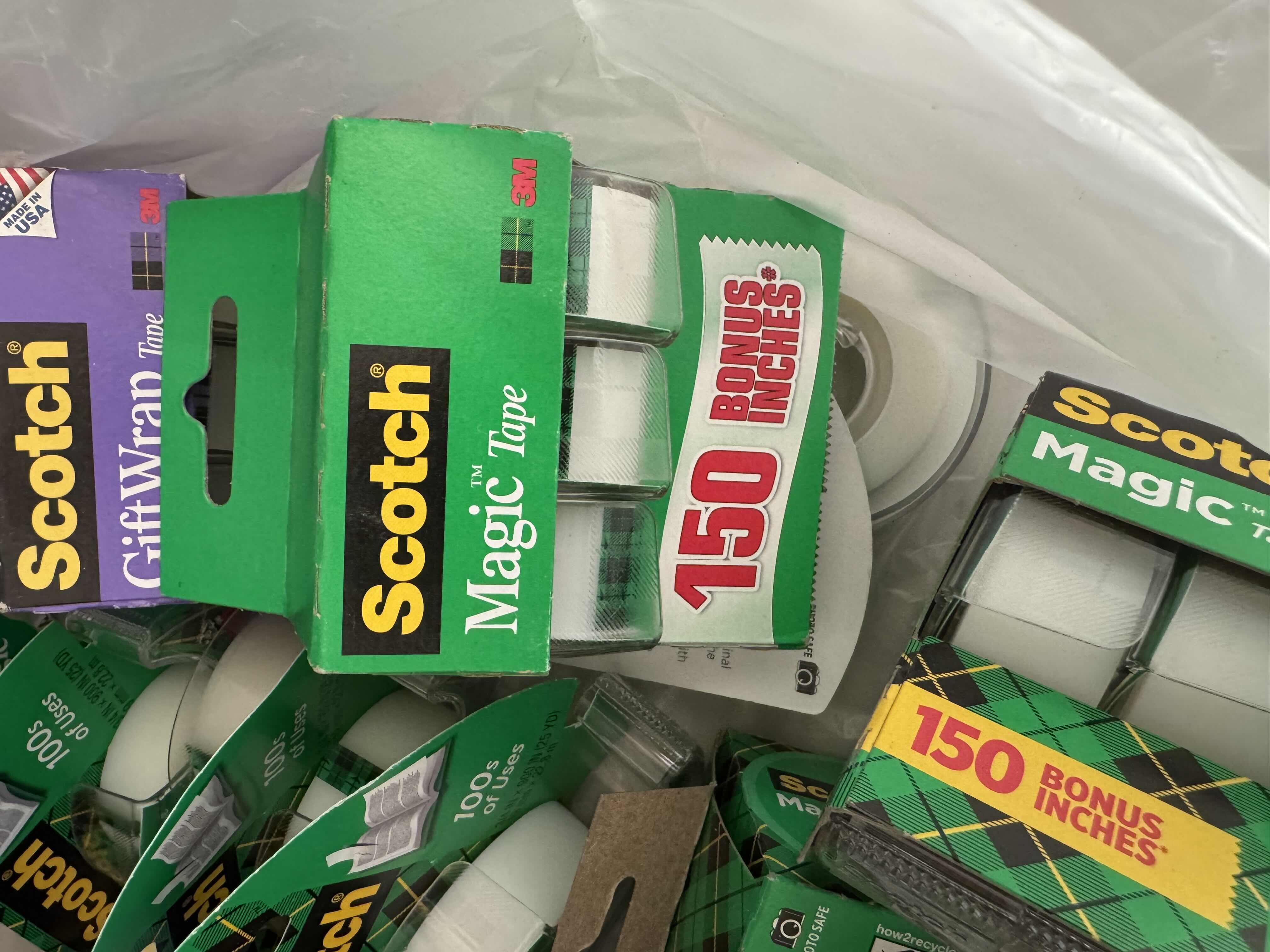 Photo 1 of ASSORTMENT OF  WRAPPING TAPE