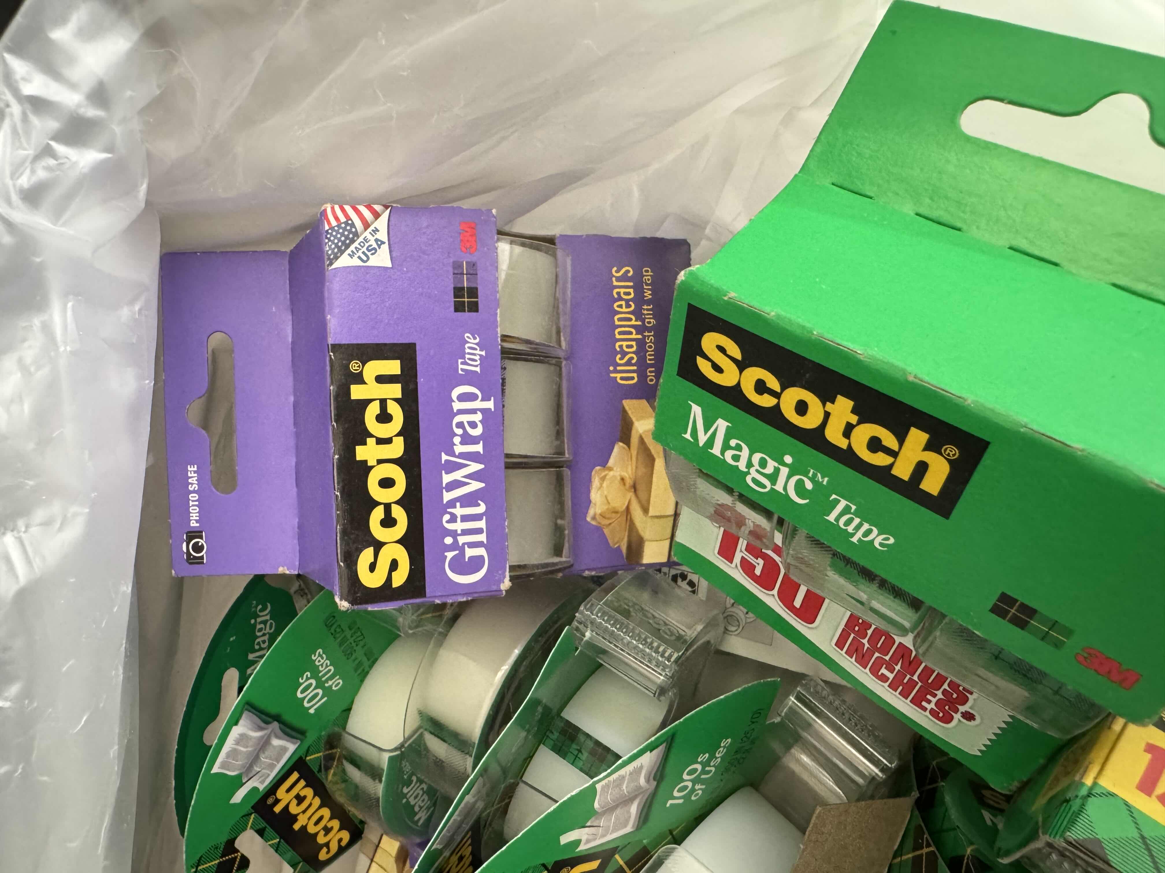 Photo 1 of ASSORTMENT OF  WRAPPING TAPE