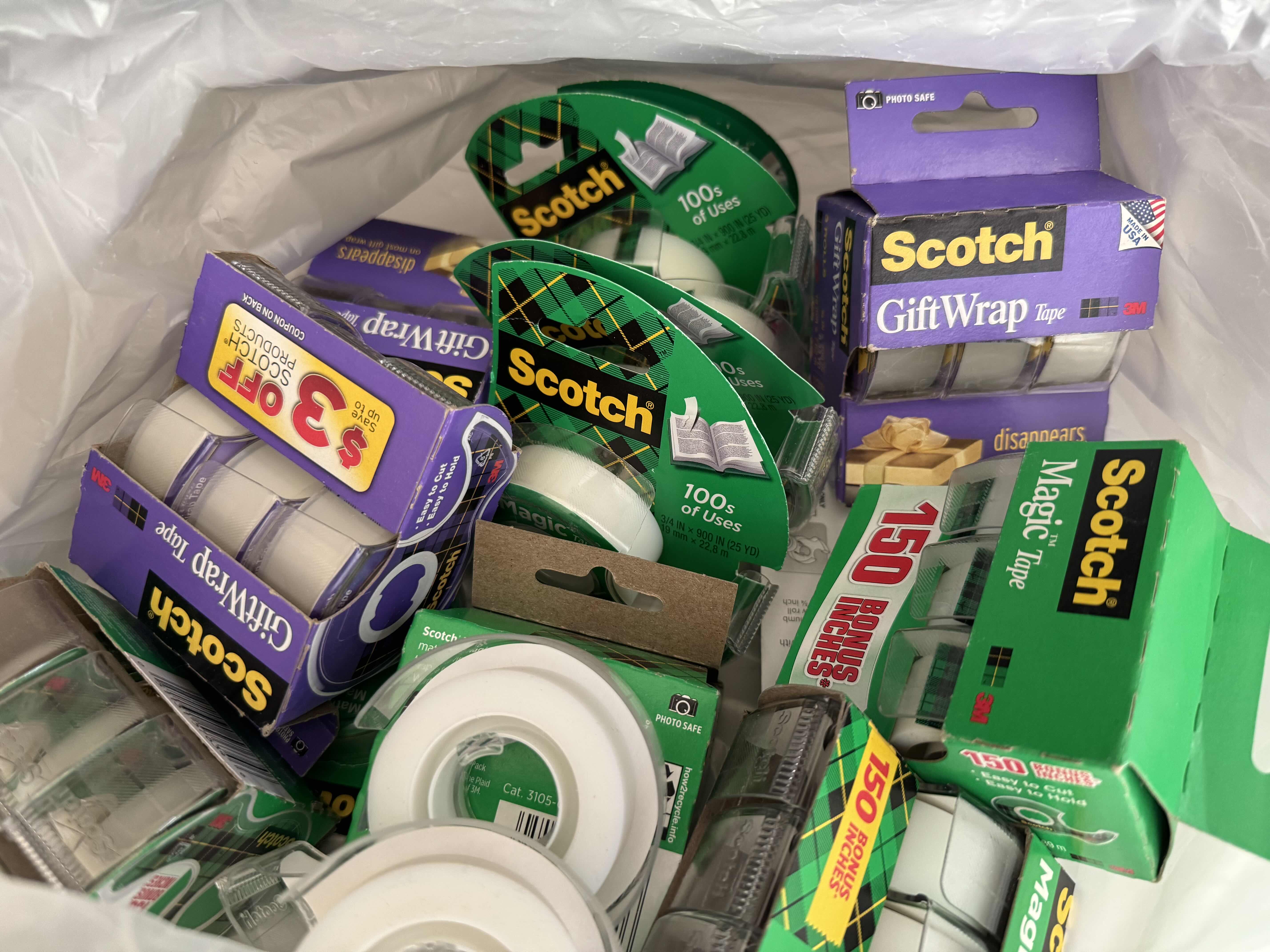 Photo 1 of ASSORTMENT OF  WRAPPING TAPE