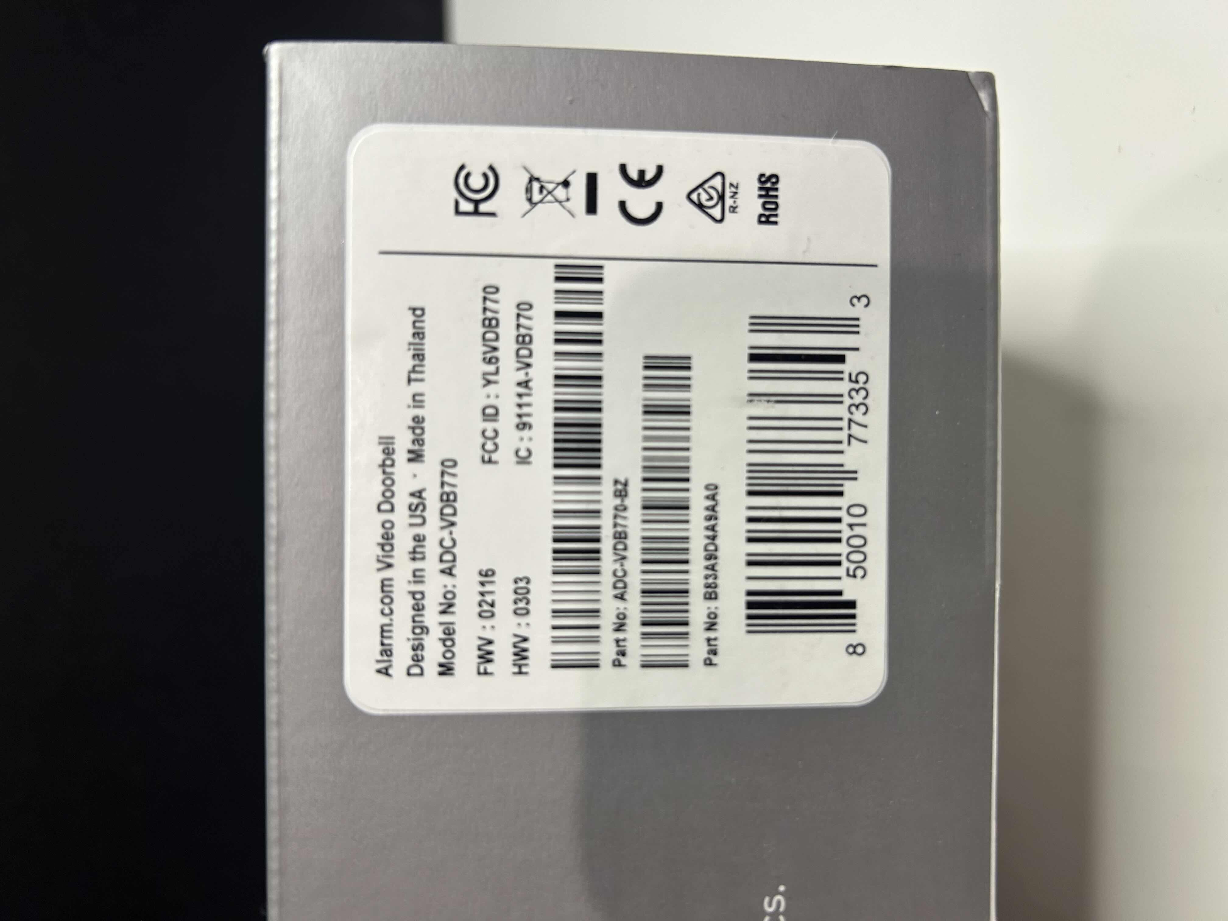 Photo 3 of 
ALARM.COM DESIGN STUDIO SERIES VIDEO DOORBELL MODEL: VDB770-BRONZE