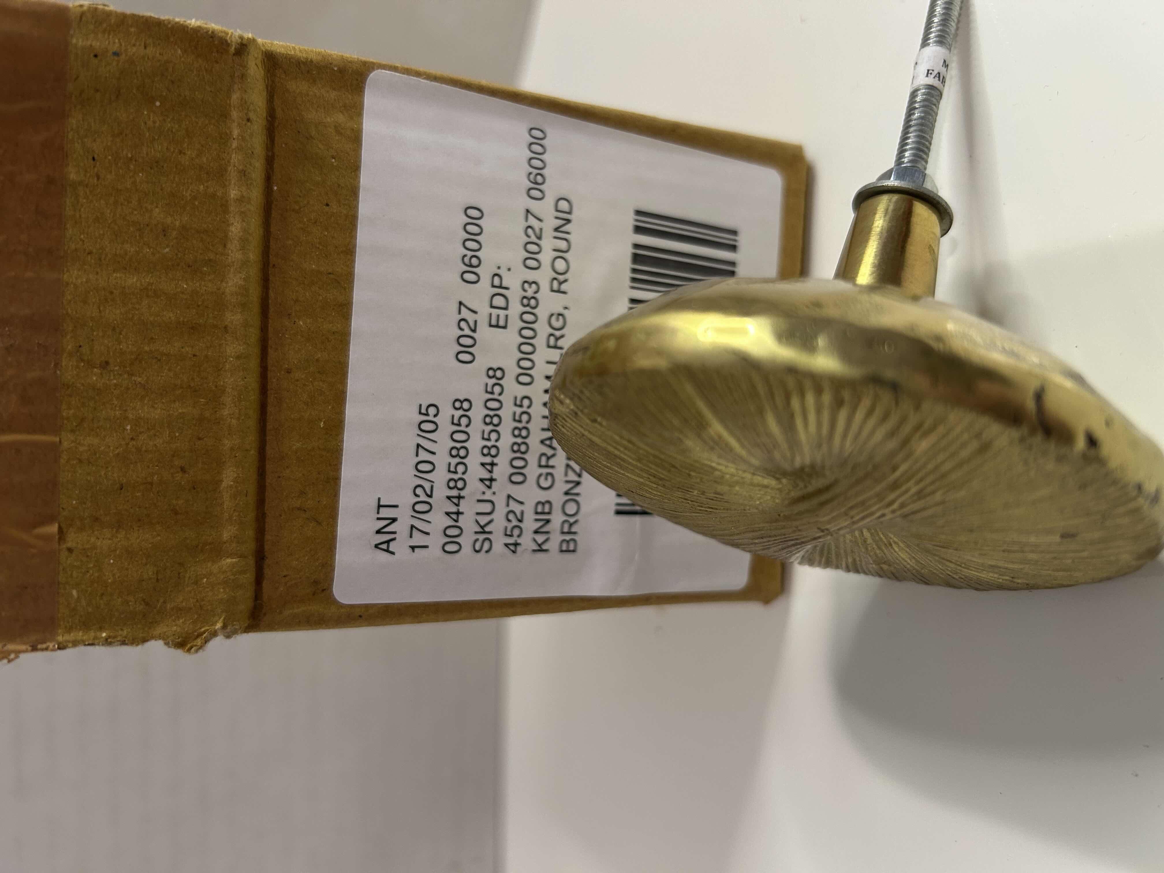 Photo 1 of BRAND NEW ANTHROPOLOGIE 3” ROUND GRAHAM HANDLE IN BRONZE