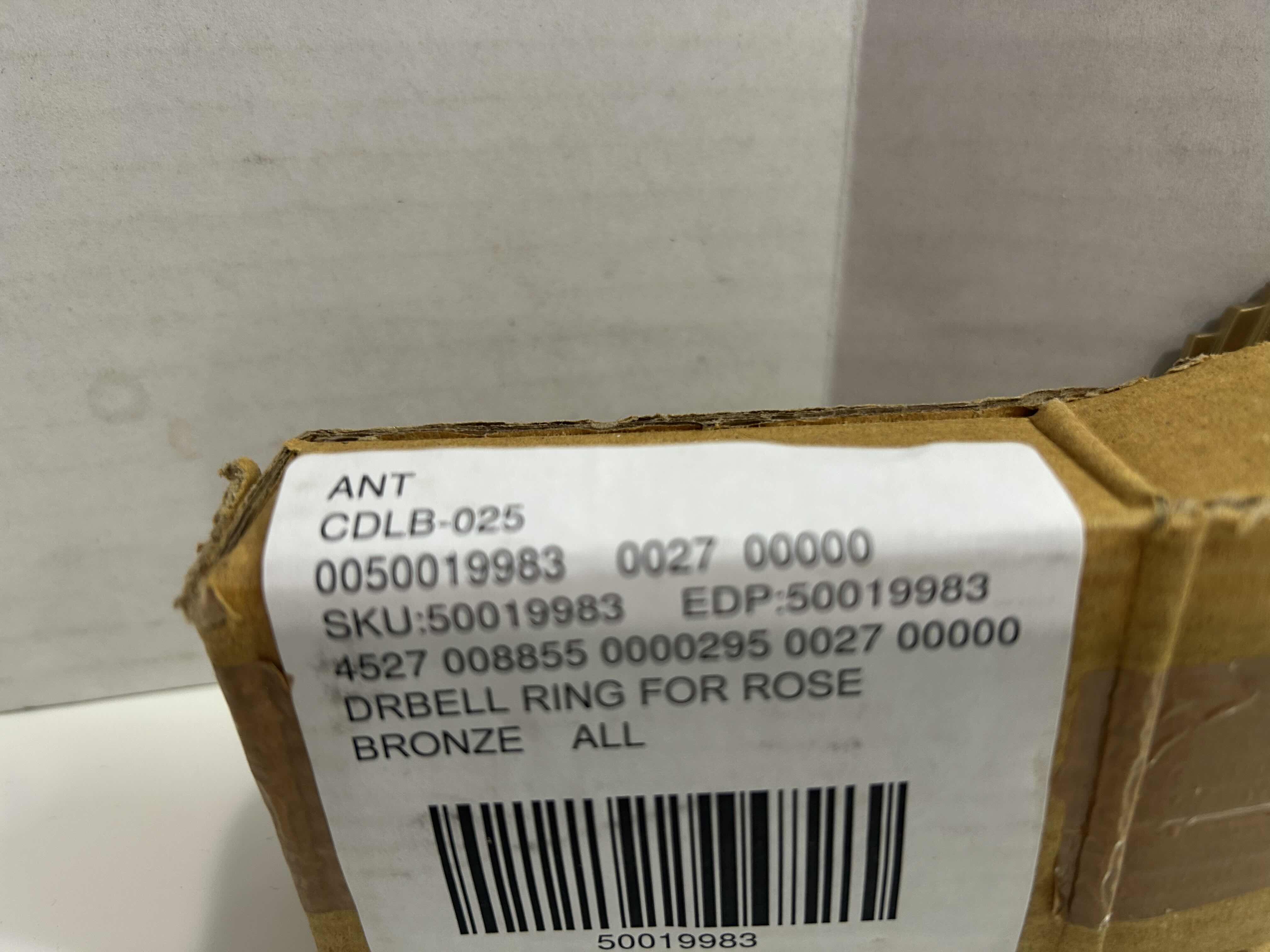 View 2 of BRAND NEW ANTHROPOLOGIE BRONZE Press For Champagne Doorbell Cover