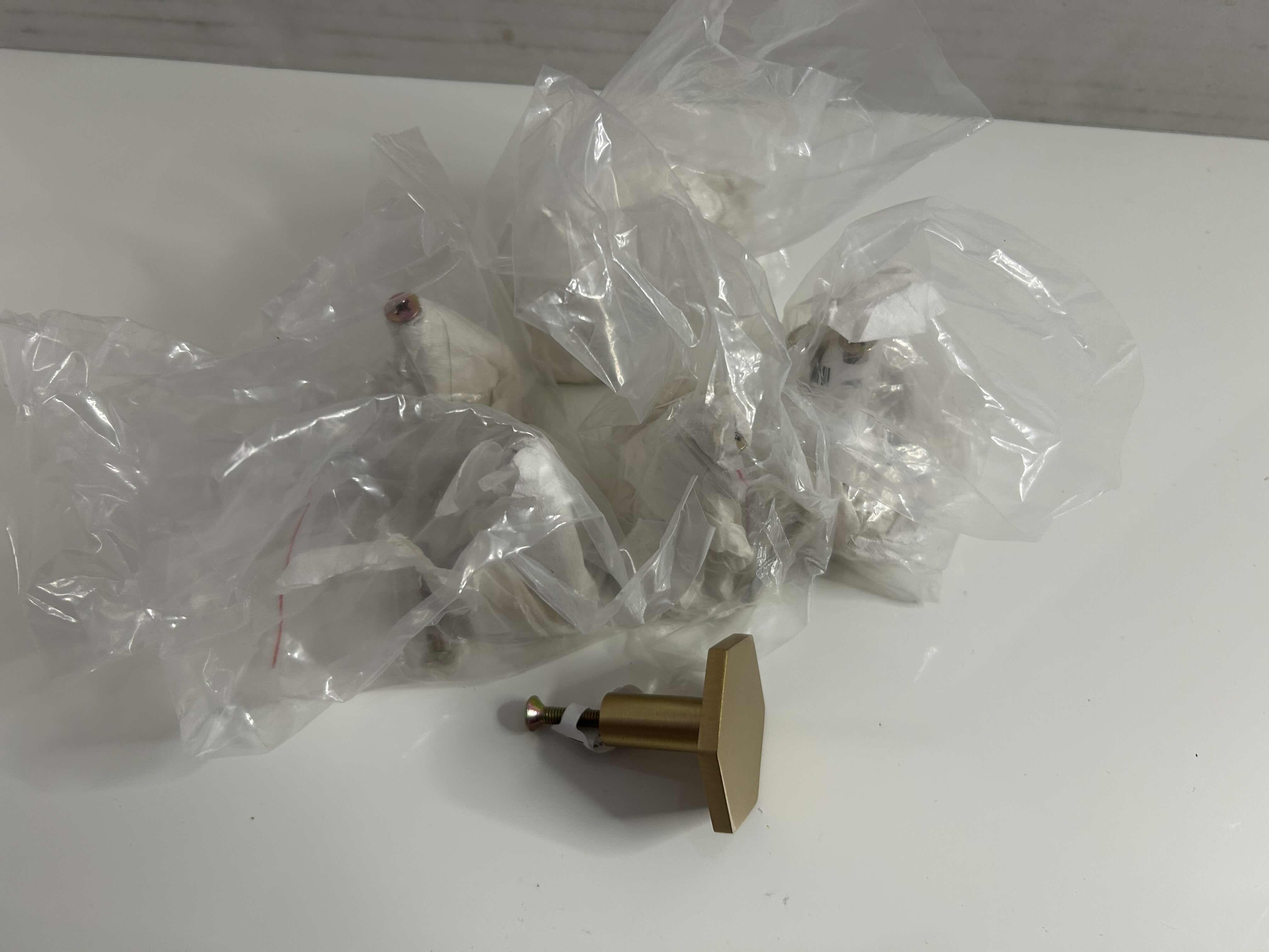 Photo 1 of 6-BRAND NEW CRATE AND BARREL BRONZE HEXAGON 1.5” KNOB/PULL