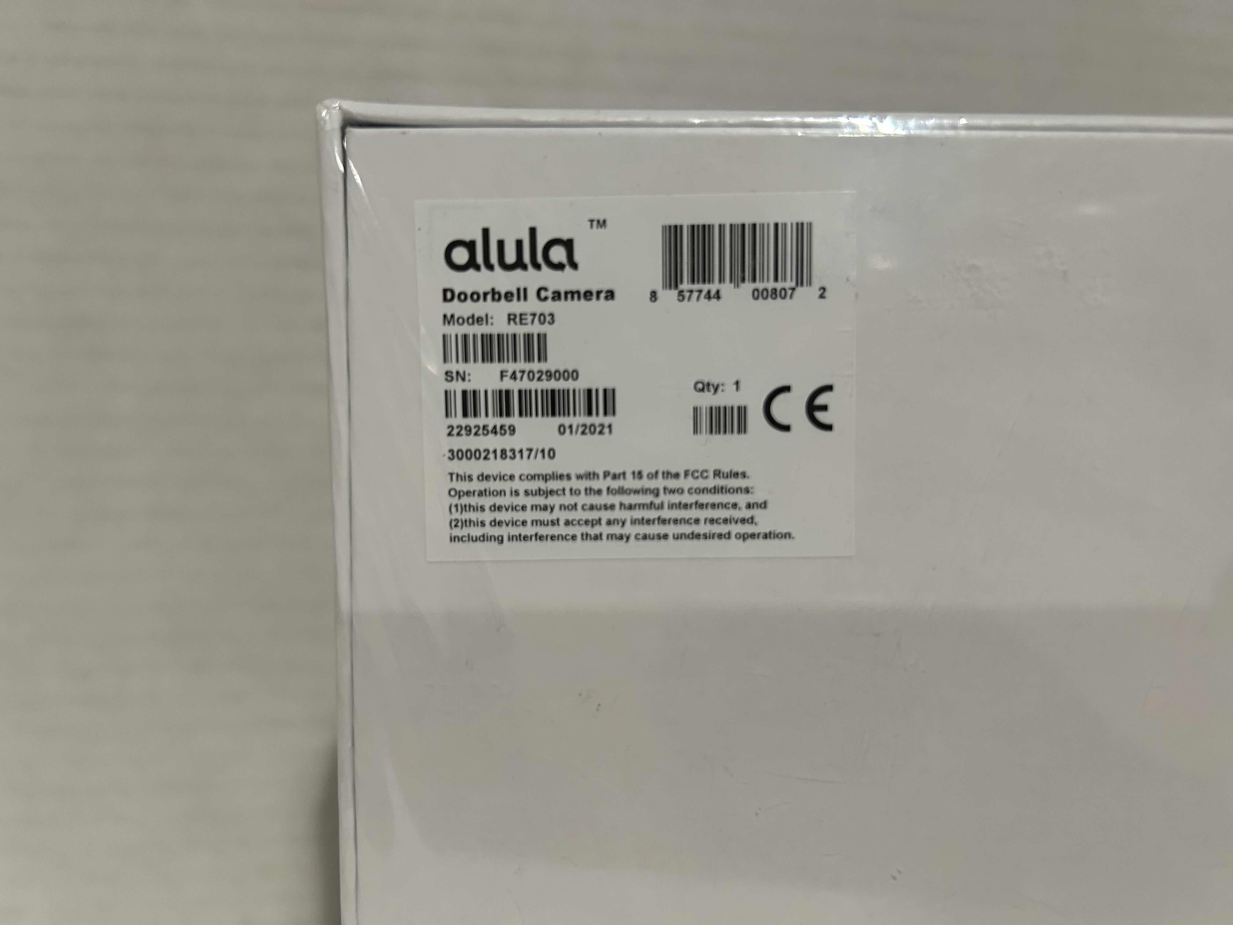 Photo 1 of BRAND NEW ALULA DOORBELL CAMERA MODEL RE703