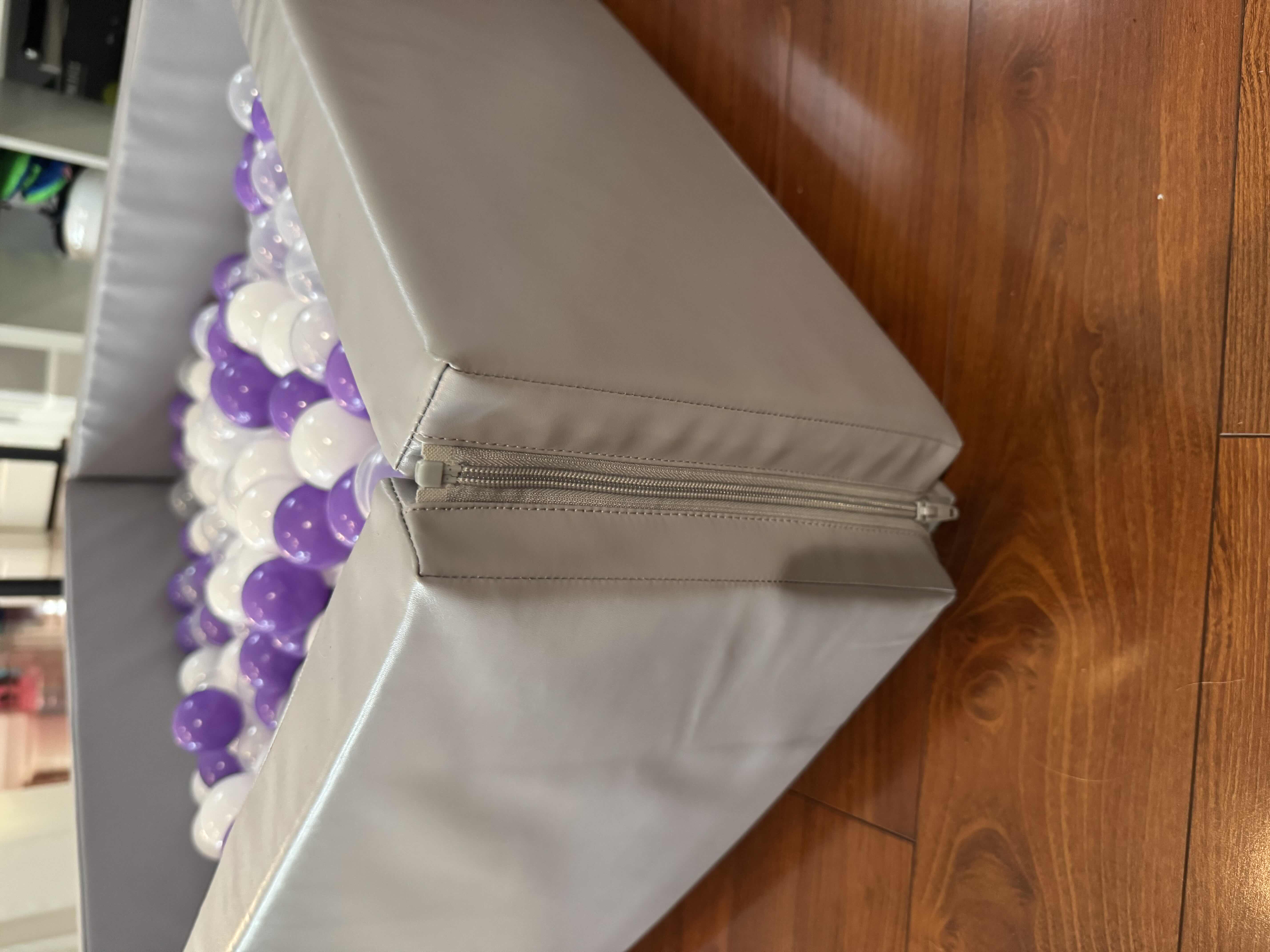 Photo 1 of BALL PIT FOR TODDLERS 30” X 30” H12” ADDITIONAL BALLS (3) 
