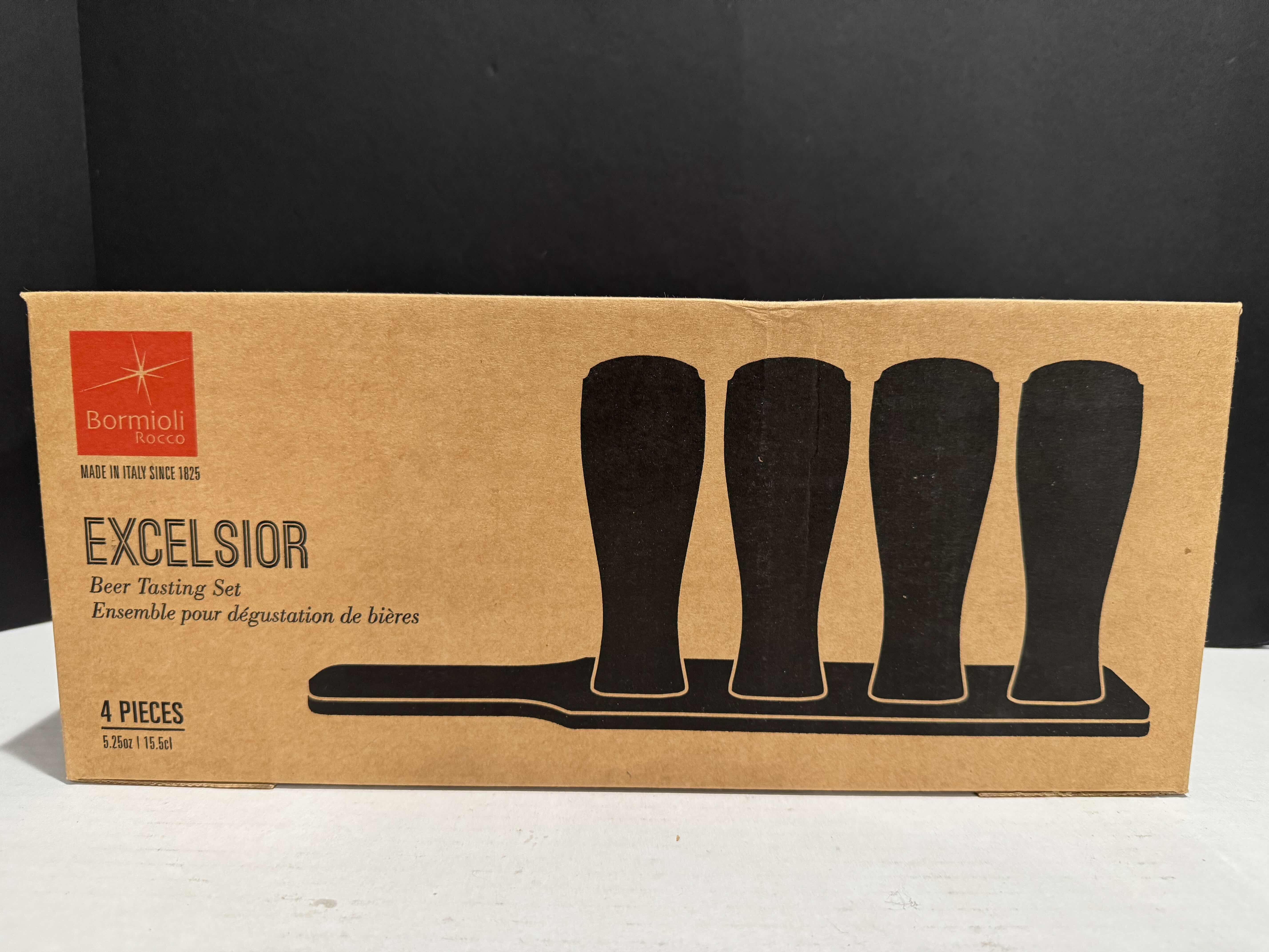 Photo 1 of 2- BRAND NEW BORMIOLI ROCCO BEER TASTING SET