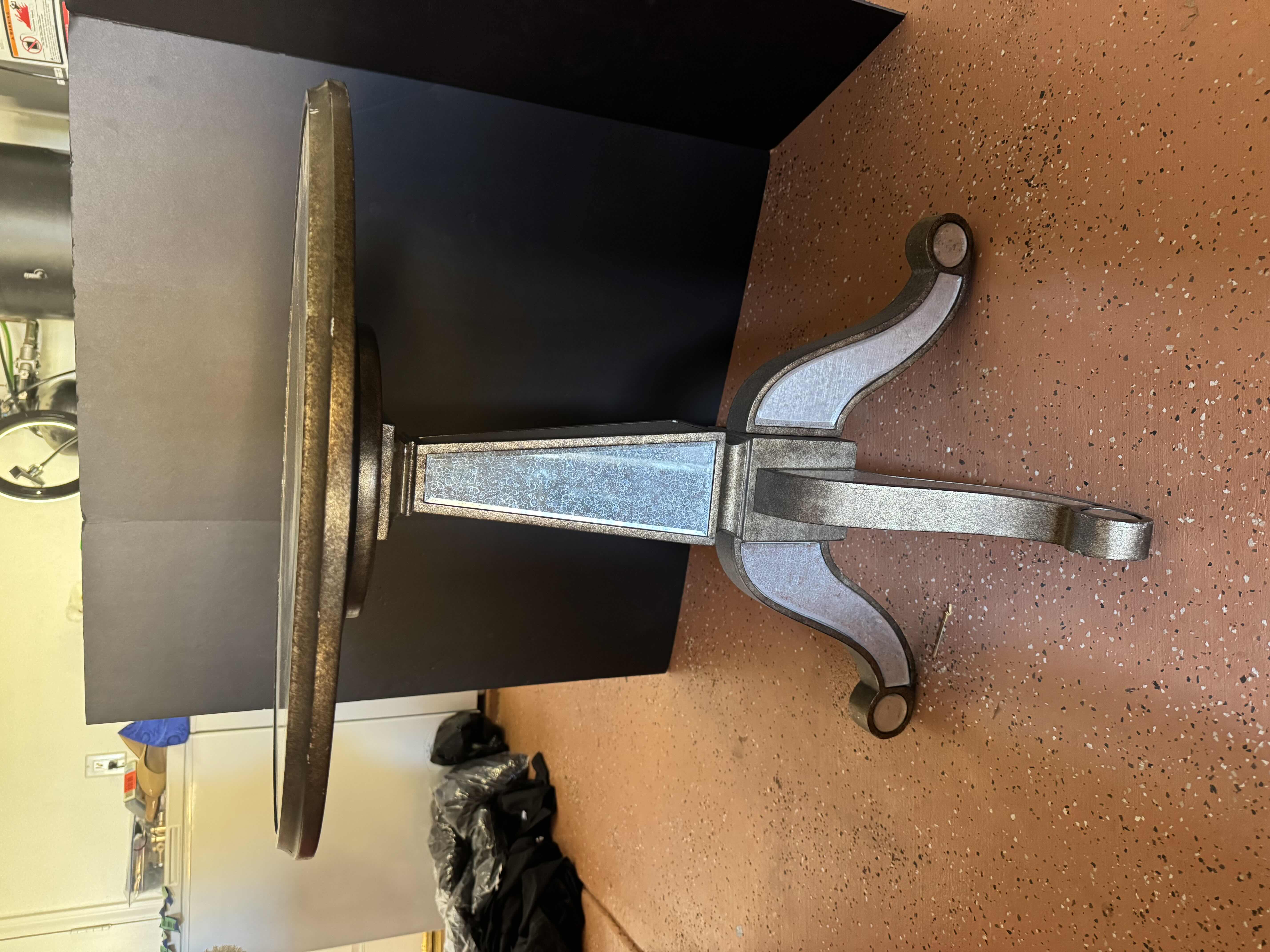 Photo 1 of 24” X 28”
HORCHOW ROUND MIRRORED TABLE