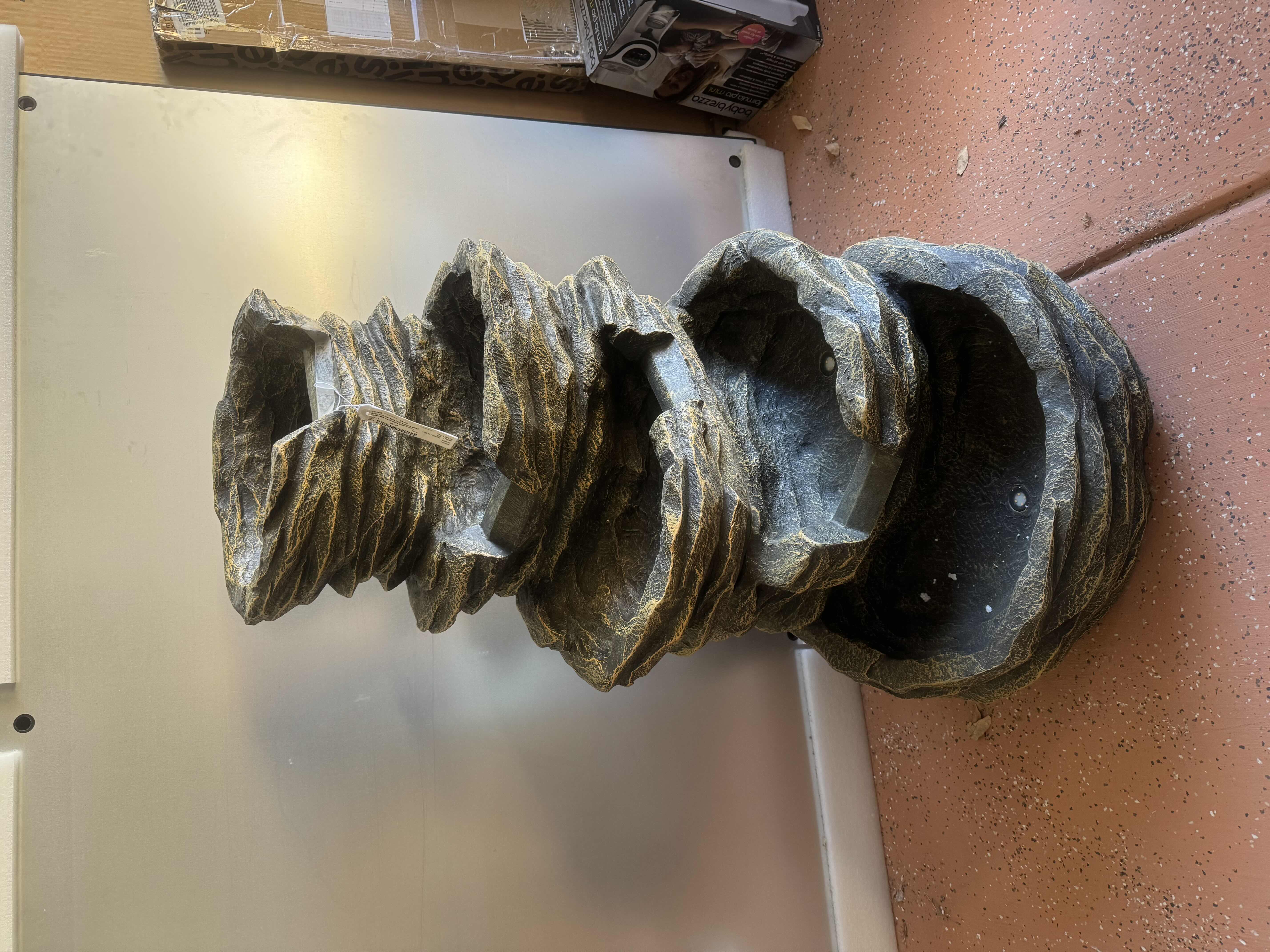 Photo 1 of BRAND NEW ALPINE FIVE TIER ROCK POND RESIN FOUNTAIN WITH REPACEBALE LIGHTS  25" X 26" H40