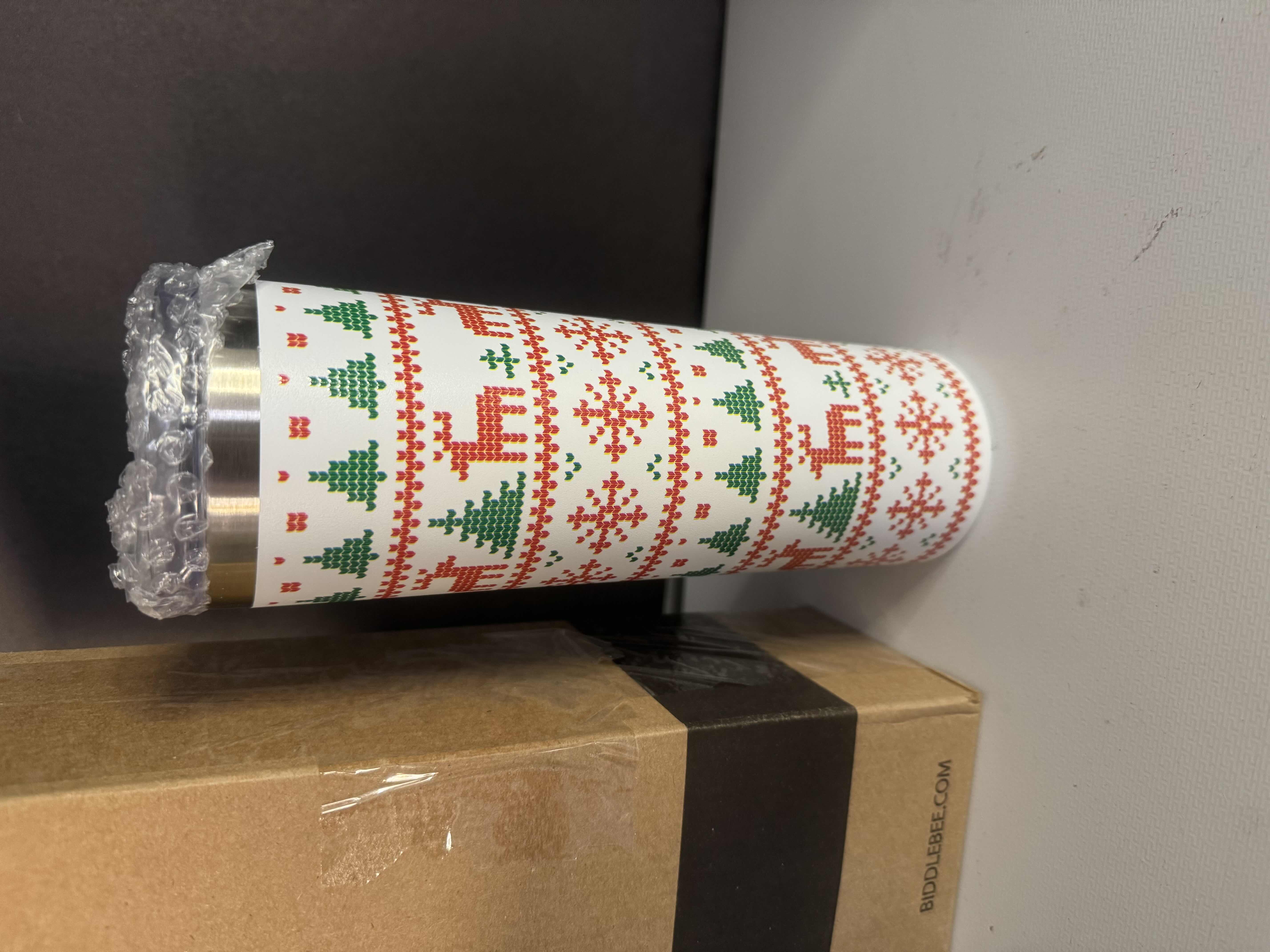 Photo 1 of BRAND NEW - BIDDLEBEE CHRISTMAS CUP "THE BEST WAY TO SPREAD CHRISTMAS CHEER IS SINGING LOUD OF ALL TO HEAR"