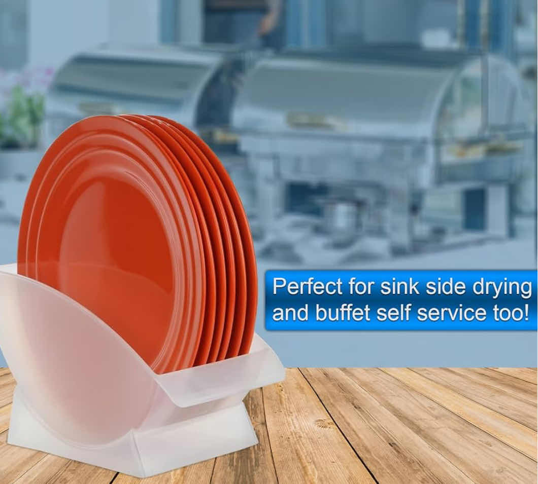 Photo 2 of BRAND NEW CASE OF HOME-X 11" PLATE ORGANIZER-KITCHEN CABINET SPACE SAVER - DISHWASHER SAFE UPRIGHT ORGANIZER FOR APARTMENTS AND RV KITCHEN USE.