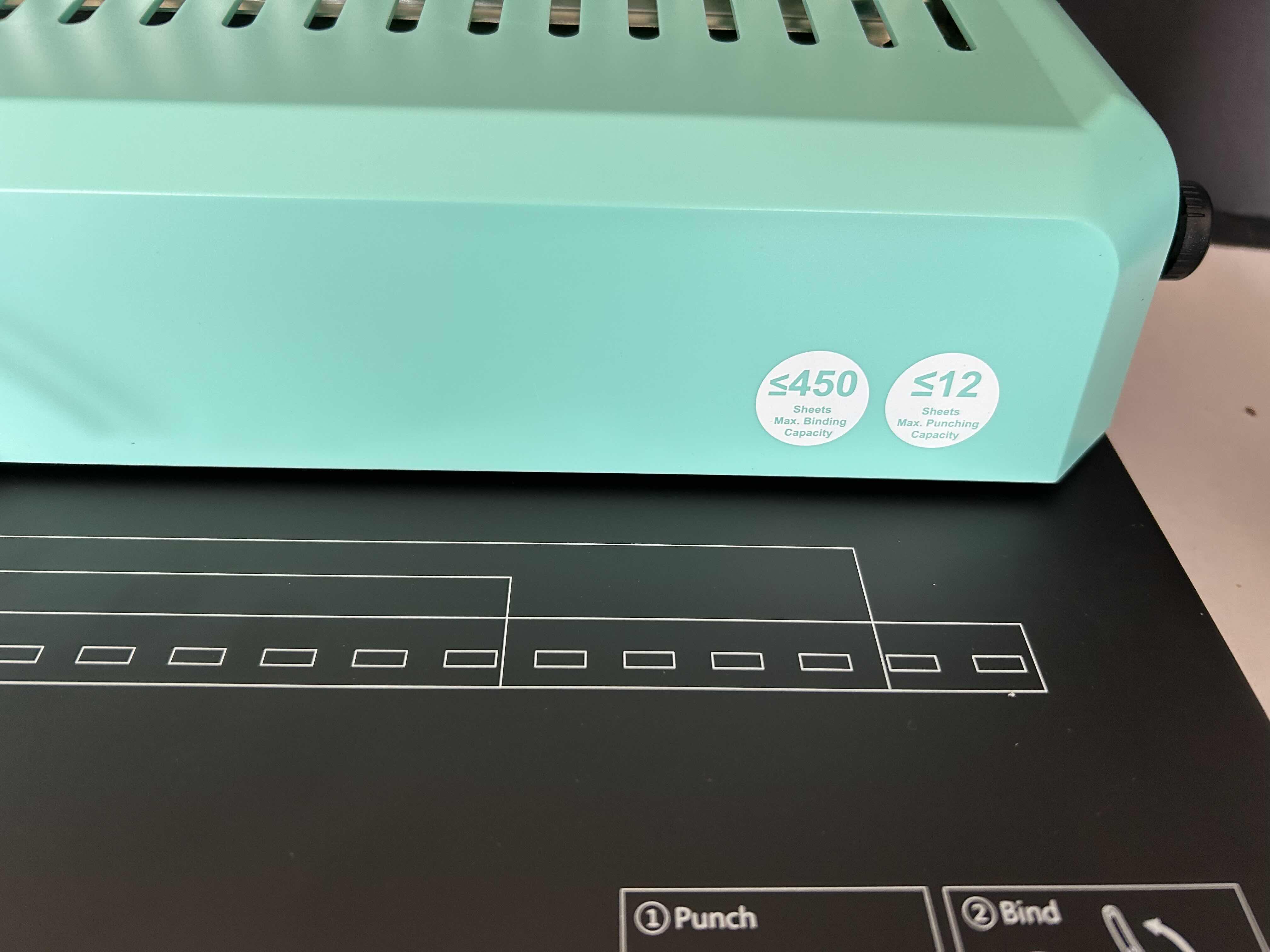 Photo 1 of BRAND NEW OFFNOVA 21-HOLES 450-SHEET COMB BINDING MACHINE