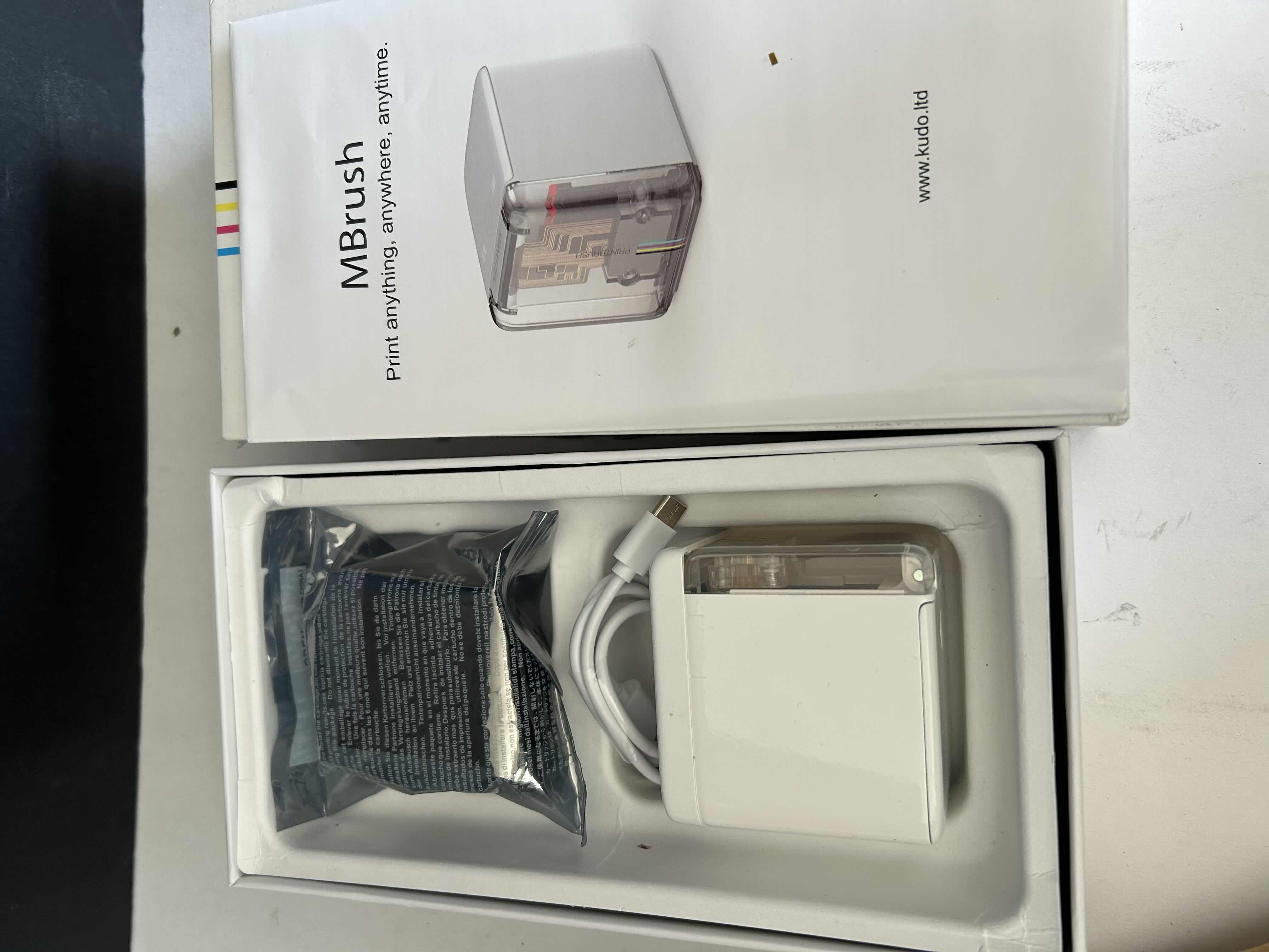 Photo 1 of BRAND NEW MBRUSH PORTABLE MOBILE COLOR PRINTER