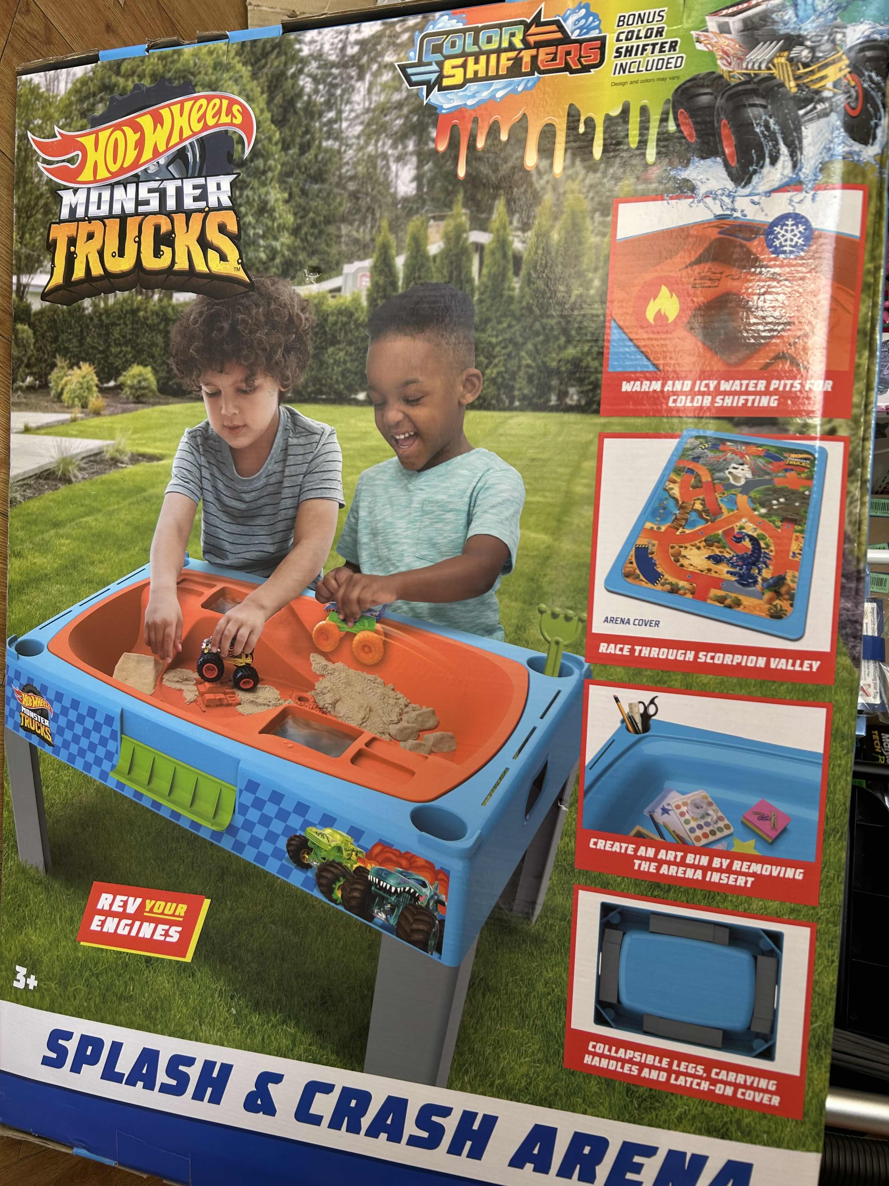 Photo 1 of BRAND NEW HOT WHEELS MONSTER TRUCKS SPLASH AND CRASH ARENA