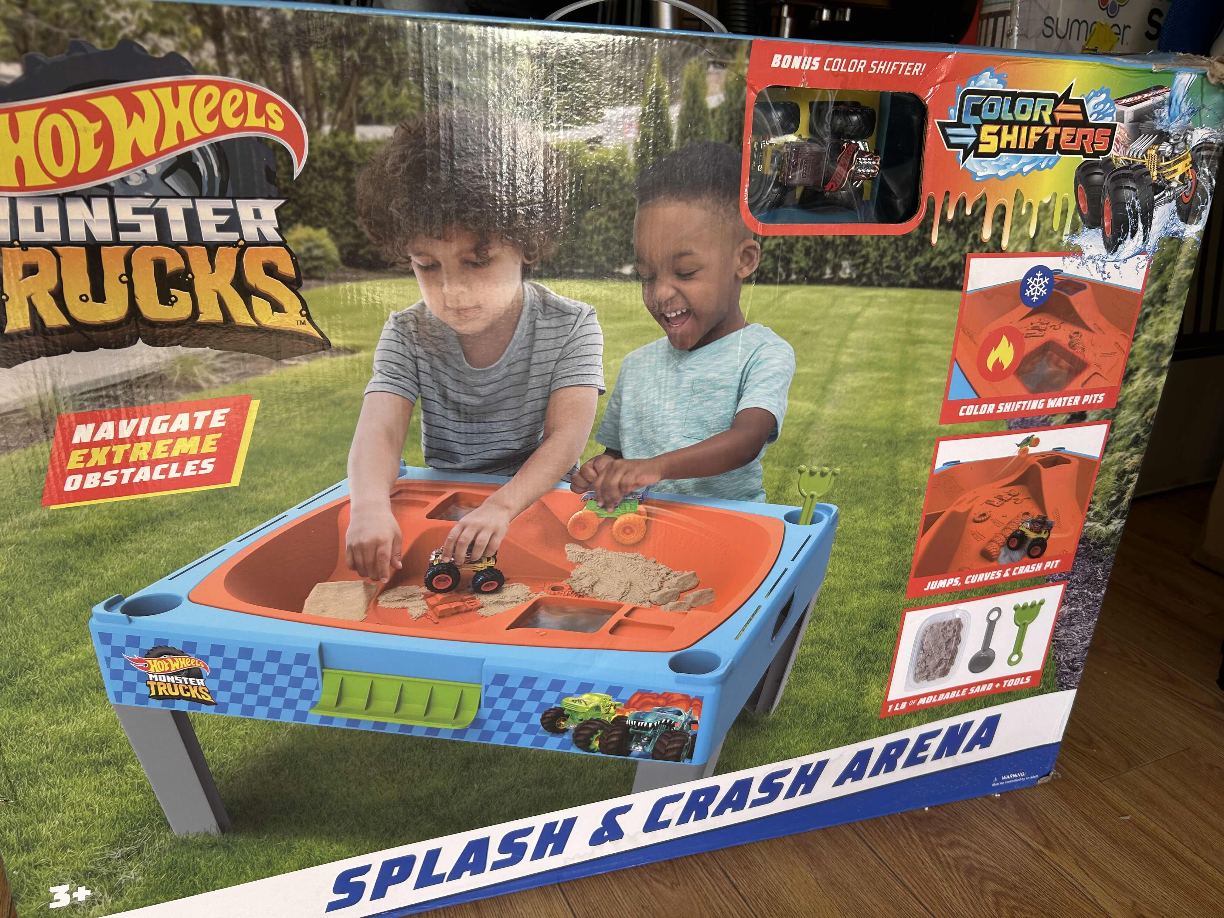 Photo 1 of BRAND NEW HOT WHEELS MONSTER TRUCKS SPLASH AND CRASH ARENA