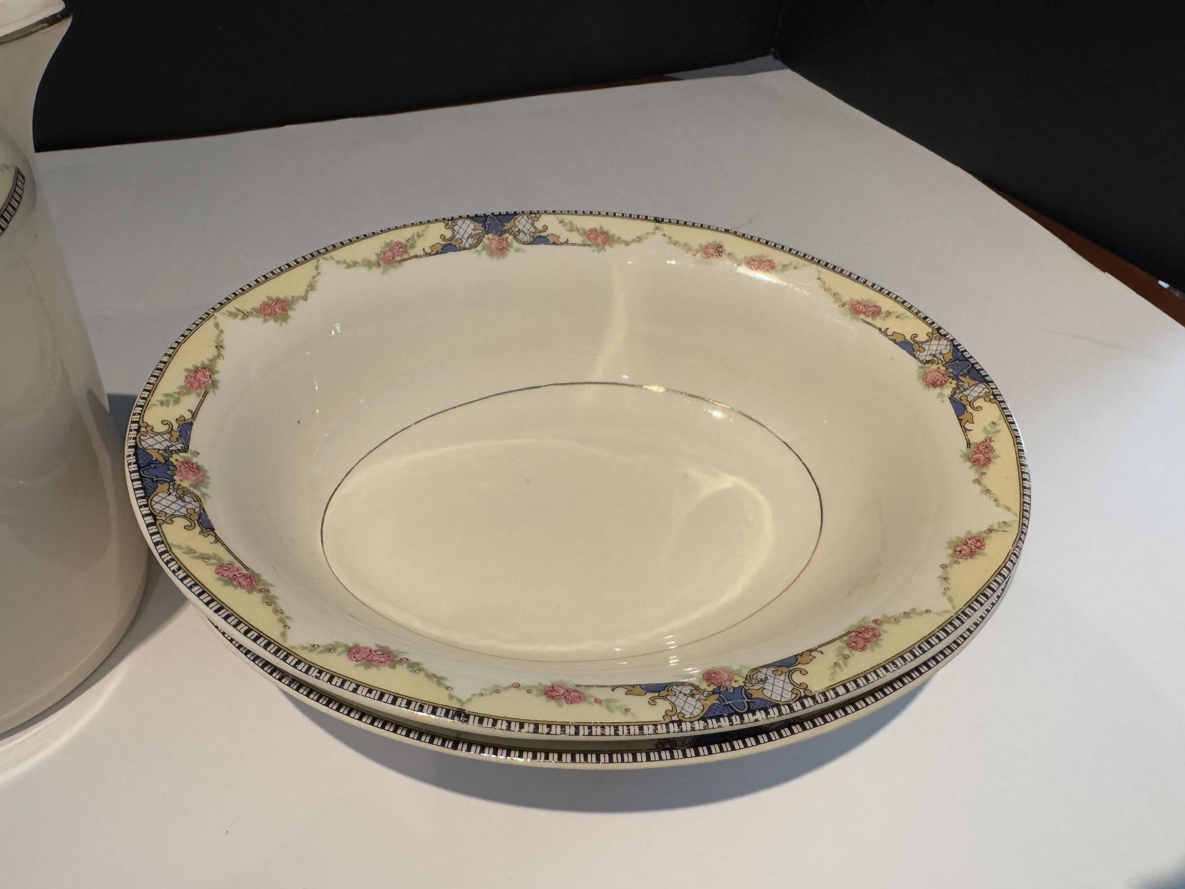 Photo 1 of 3-VINTAGE CAMWOOD IVORY SERVE WARE