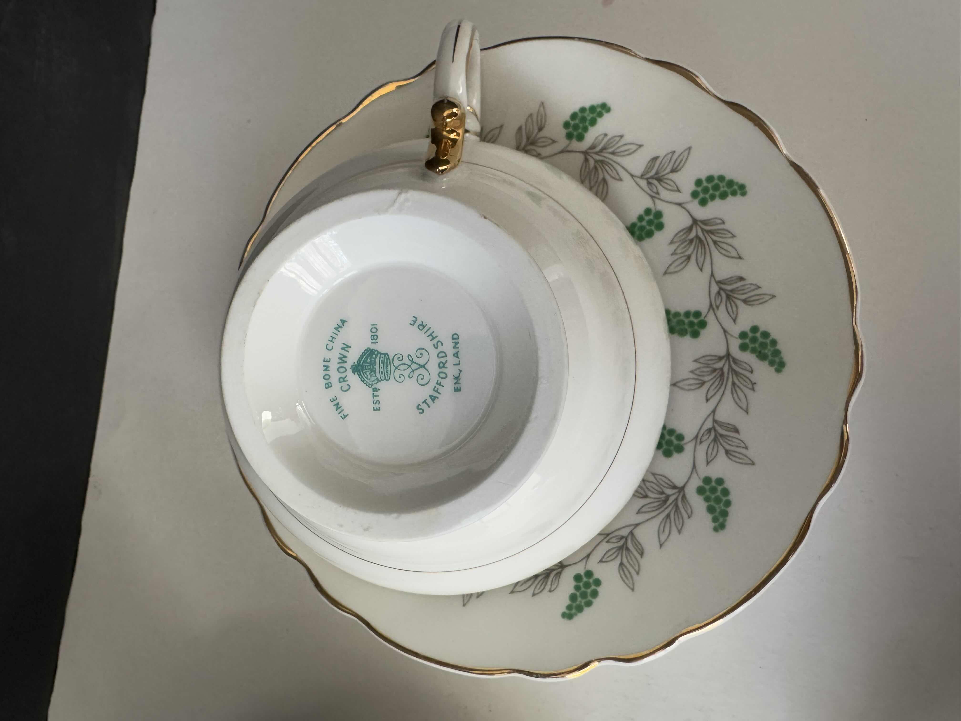 Photo 4 of 3 SETS OF SAUCERS WITH TEACUPS