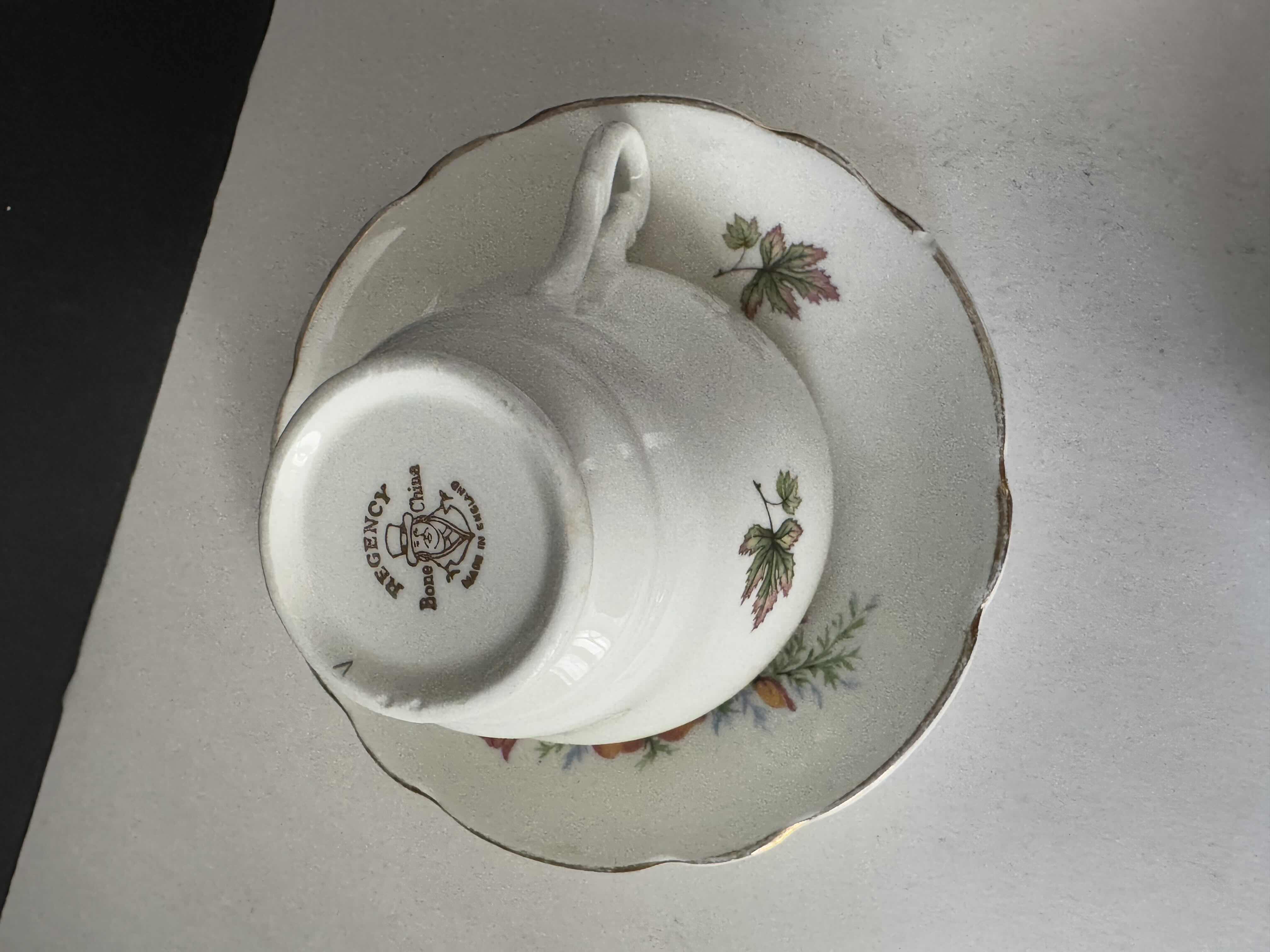 Photo 6 of 3 SETS OF SAUCERS WITH TEACUPS