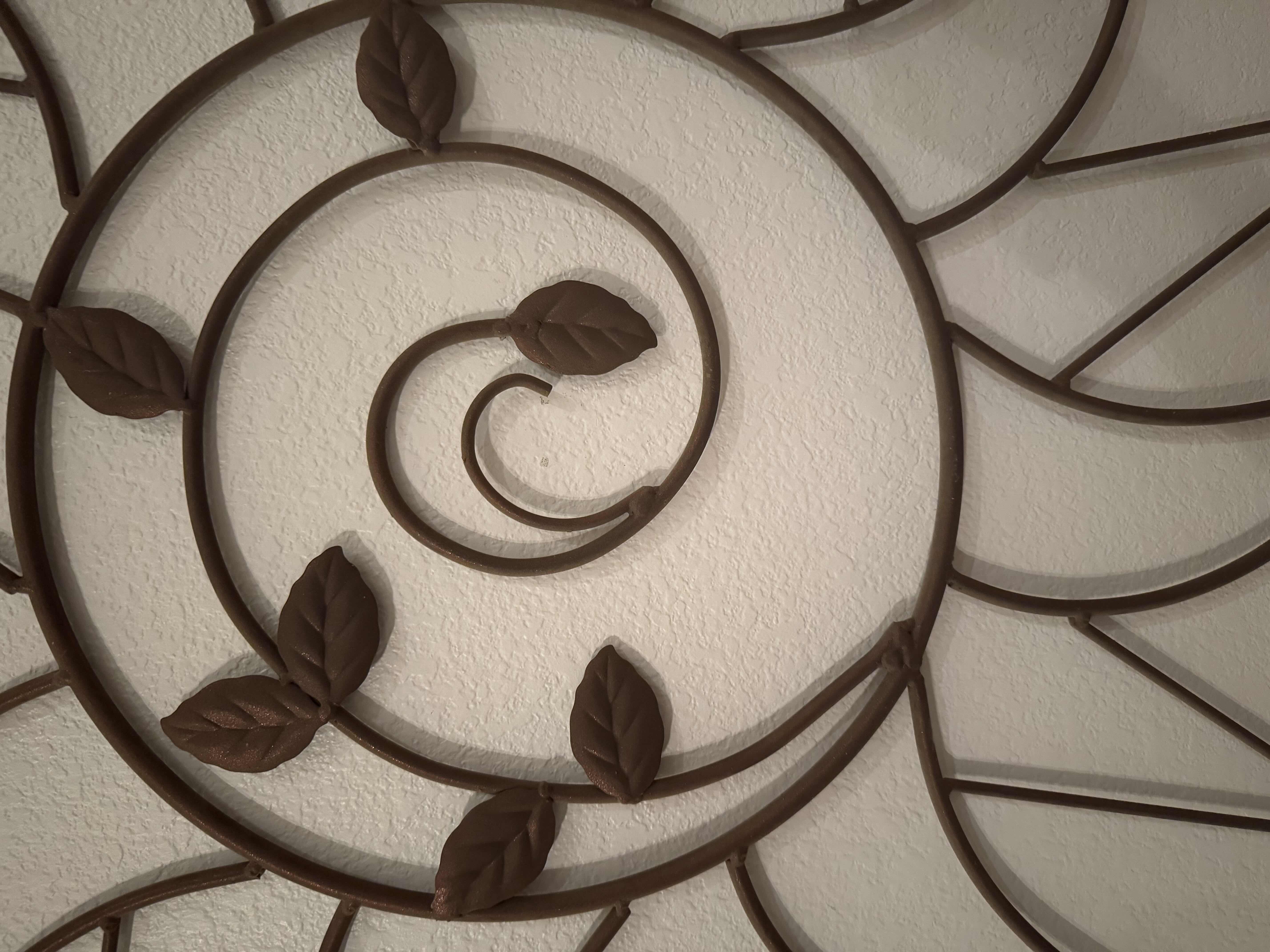 Photo 1 of 35” BRONZE COLORED METAL WALL ARTWORK