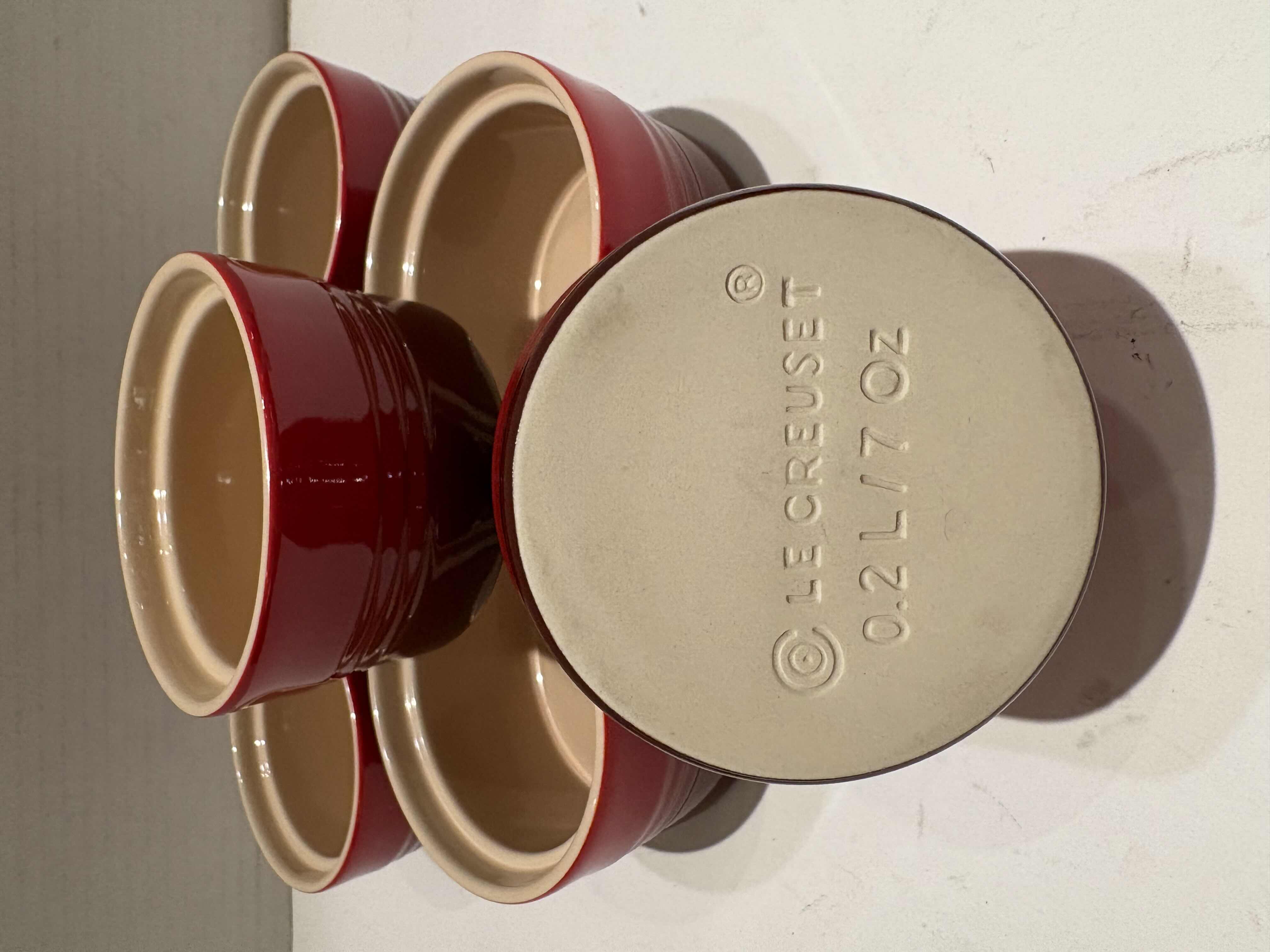 Photo 1 of 6 - LE CREUSET 0.2 L / 7 OZ  4” RAMEKINS