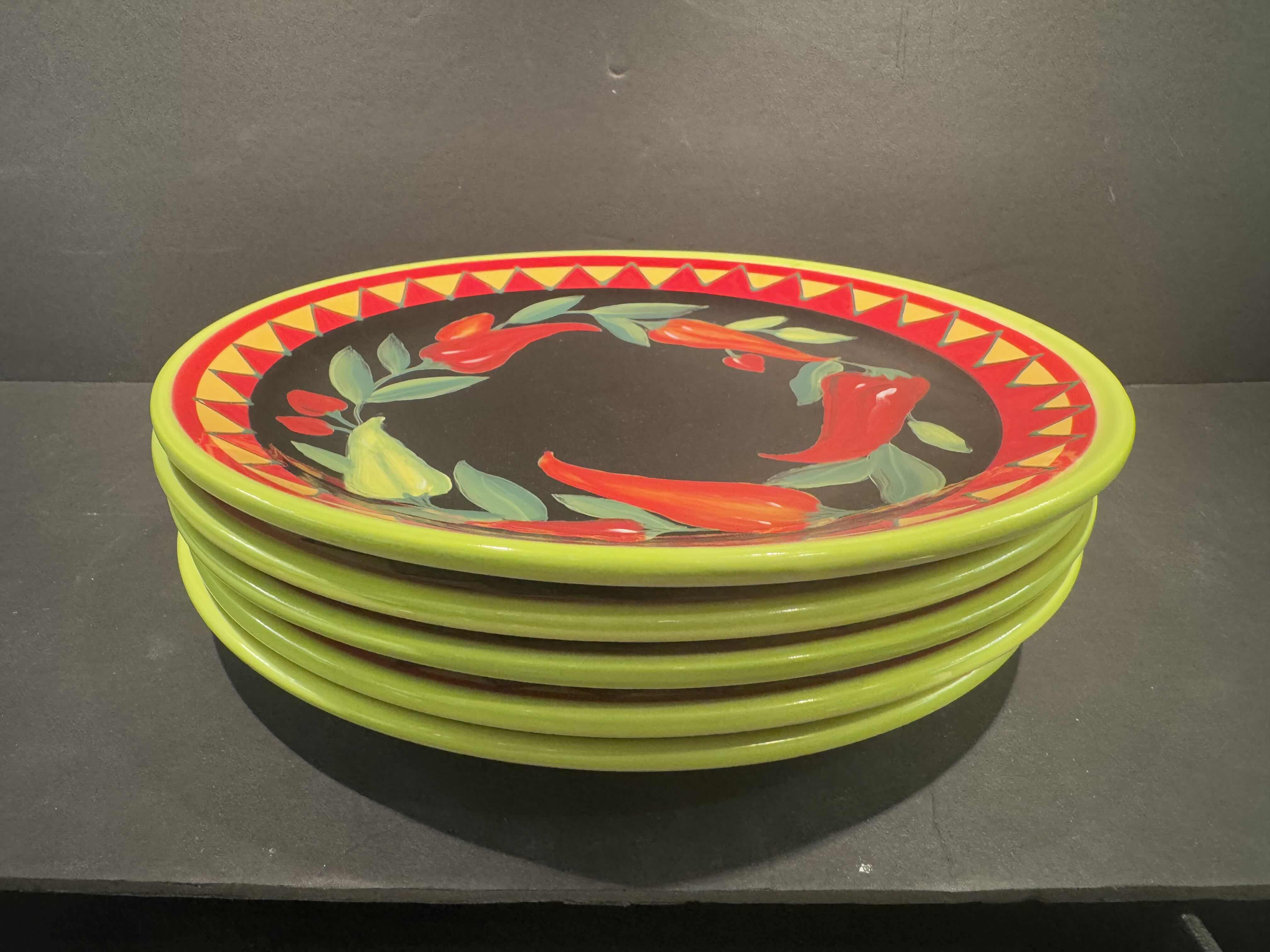 Photo 1 of 5- 11” CHILI PEPPER DINNER PLATES