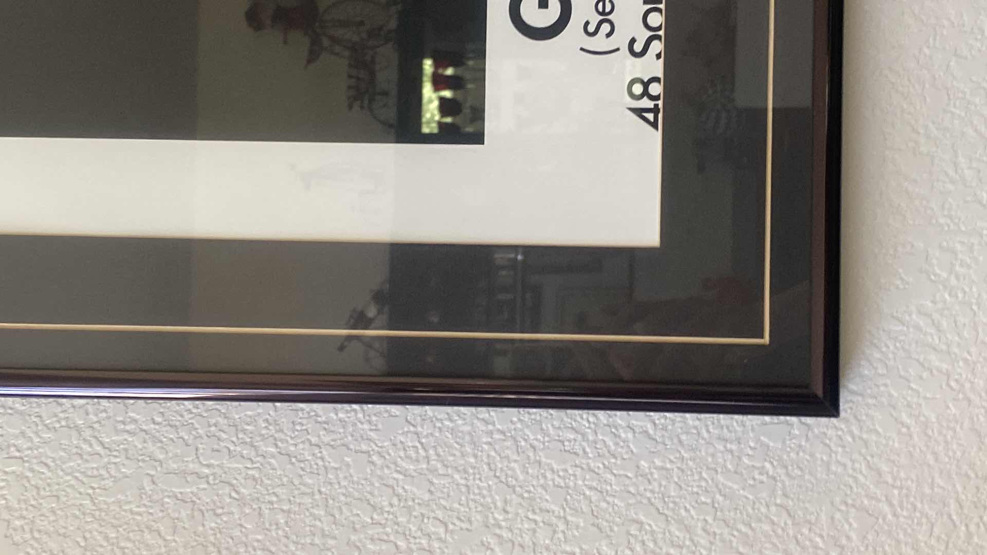 Photo 1 of FRAMED ERTE SIGNED PRINT 26” x 36”