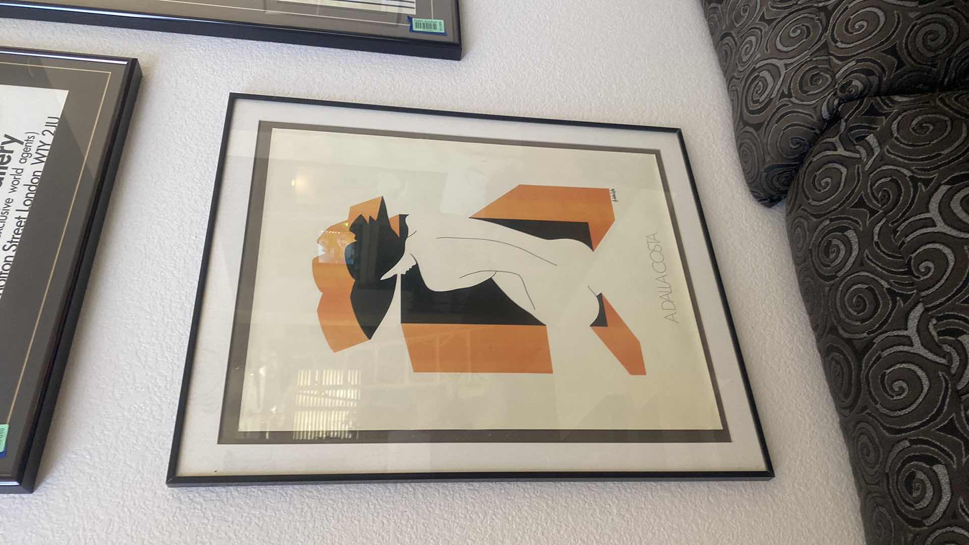 Photo 1 of FRAMED A DALLA COSTA NUDE PRINT ARTWORK 24” x 30”