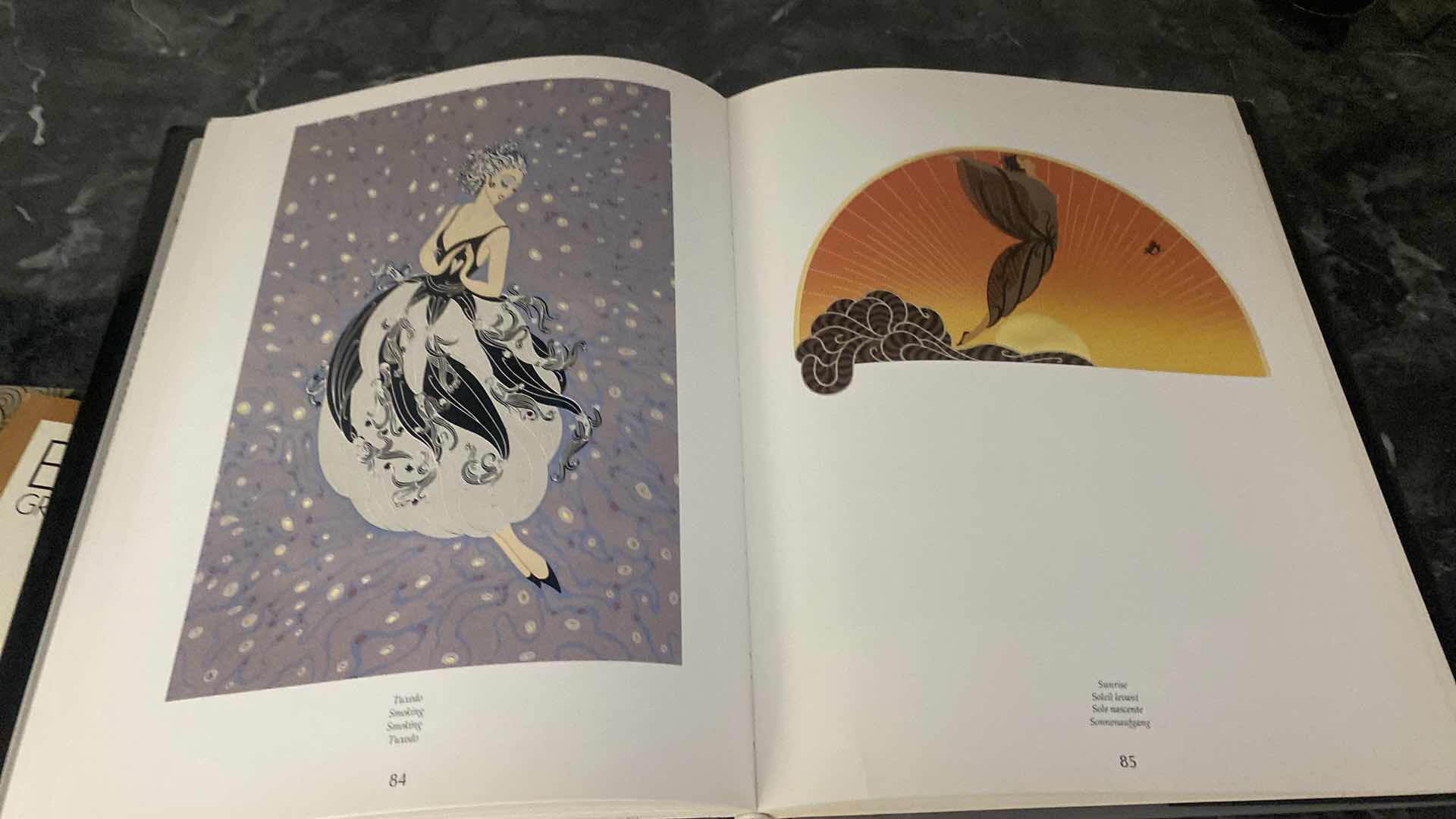 Photo 1 of ERTE COFFEE TABLE BOOK AND CATALOGUES