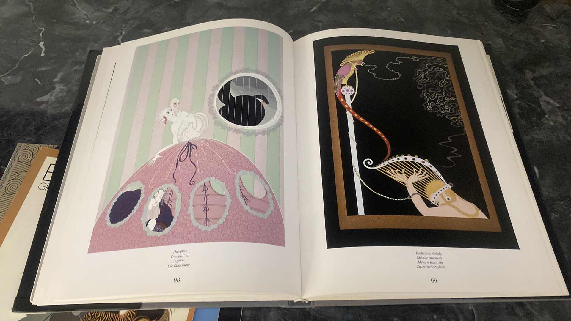 Photo 1 of ERTE COFFEE TABLE BOOK AND CATALOGUES