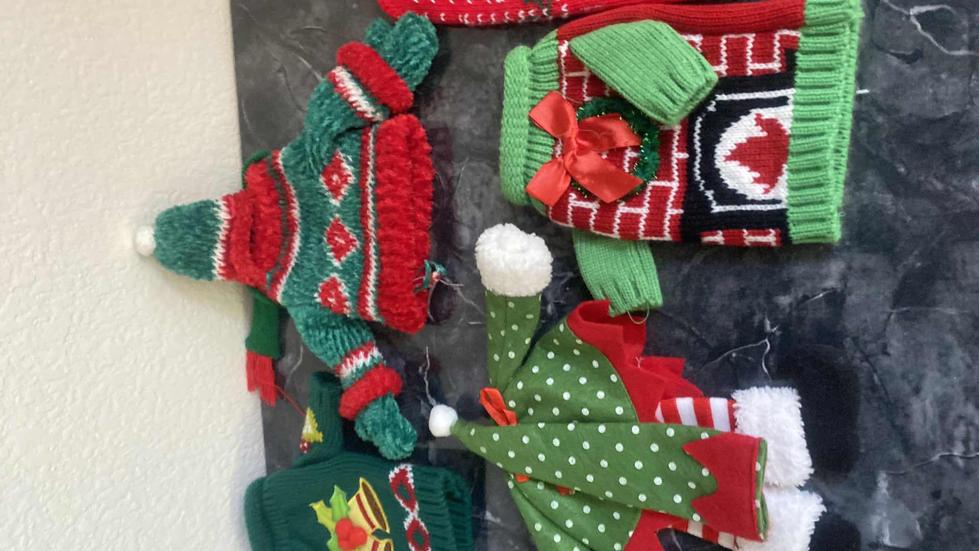 Photo 1 of HOLIDAY WINE  BOTTLE COVERS