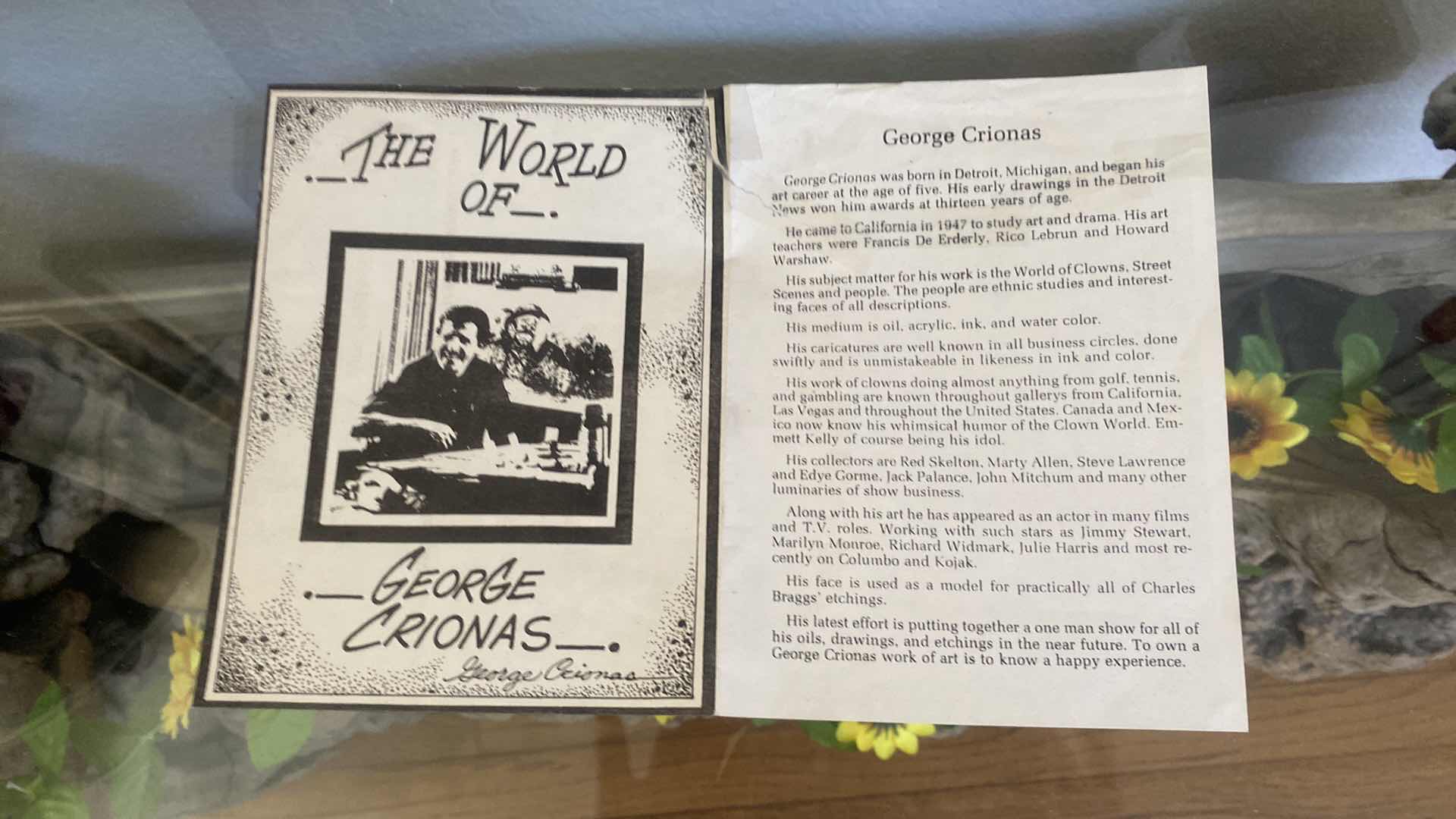 Photo 1 of FRAMED “SHORT PUTT” 23/300, by GEORGE CRIONAS SIGNED ARTWORK 44 1/2” x 35”