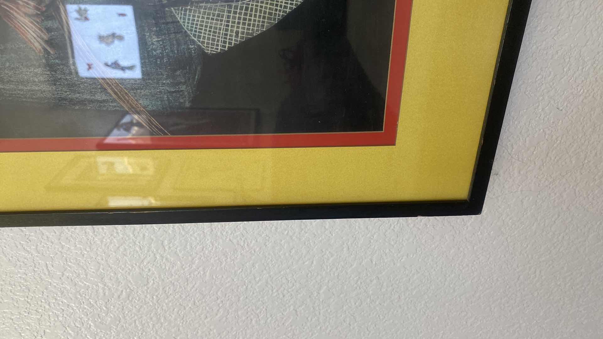 Photo 1 of FRAMED CLOWN PRINT ARTWORK 18 1/4“ x 22 3/4”