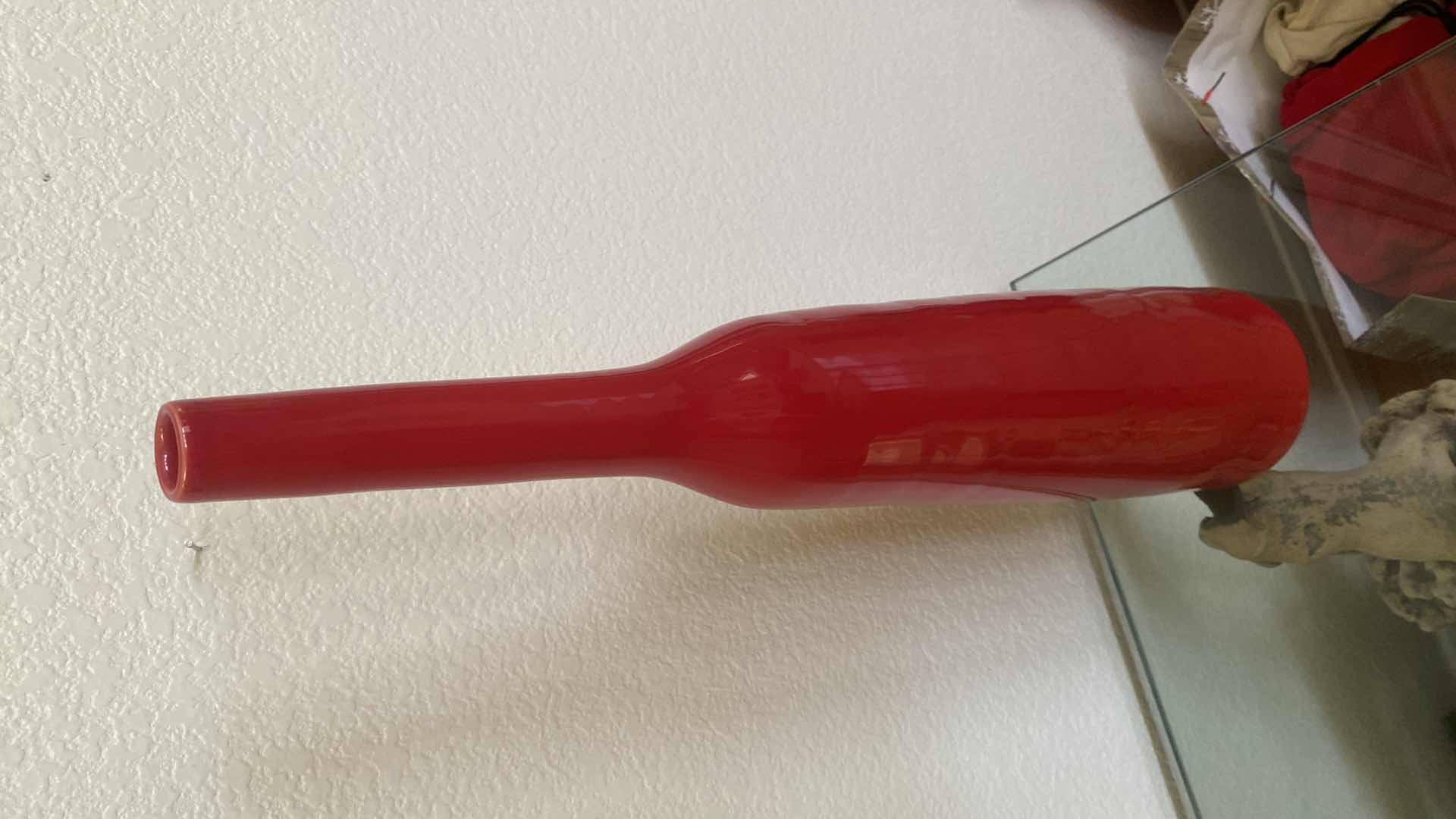 Photo 1 of CERAMIC RED VASE H 25”