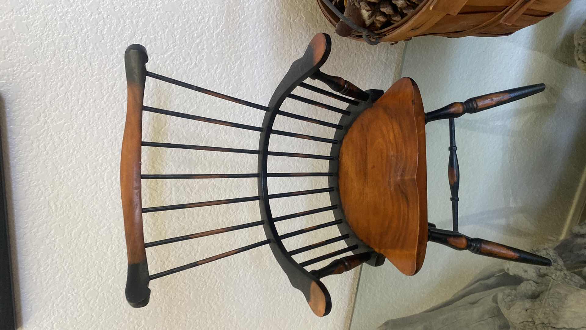 Photo 1 of BASKET OF PINE CONES & DECOR