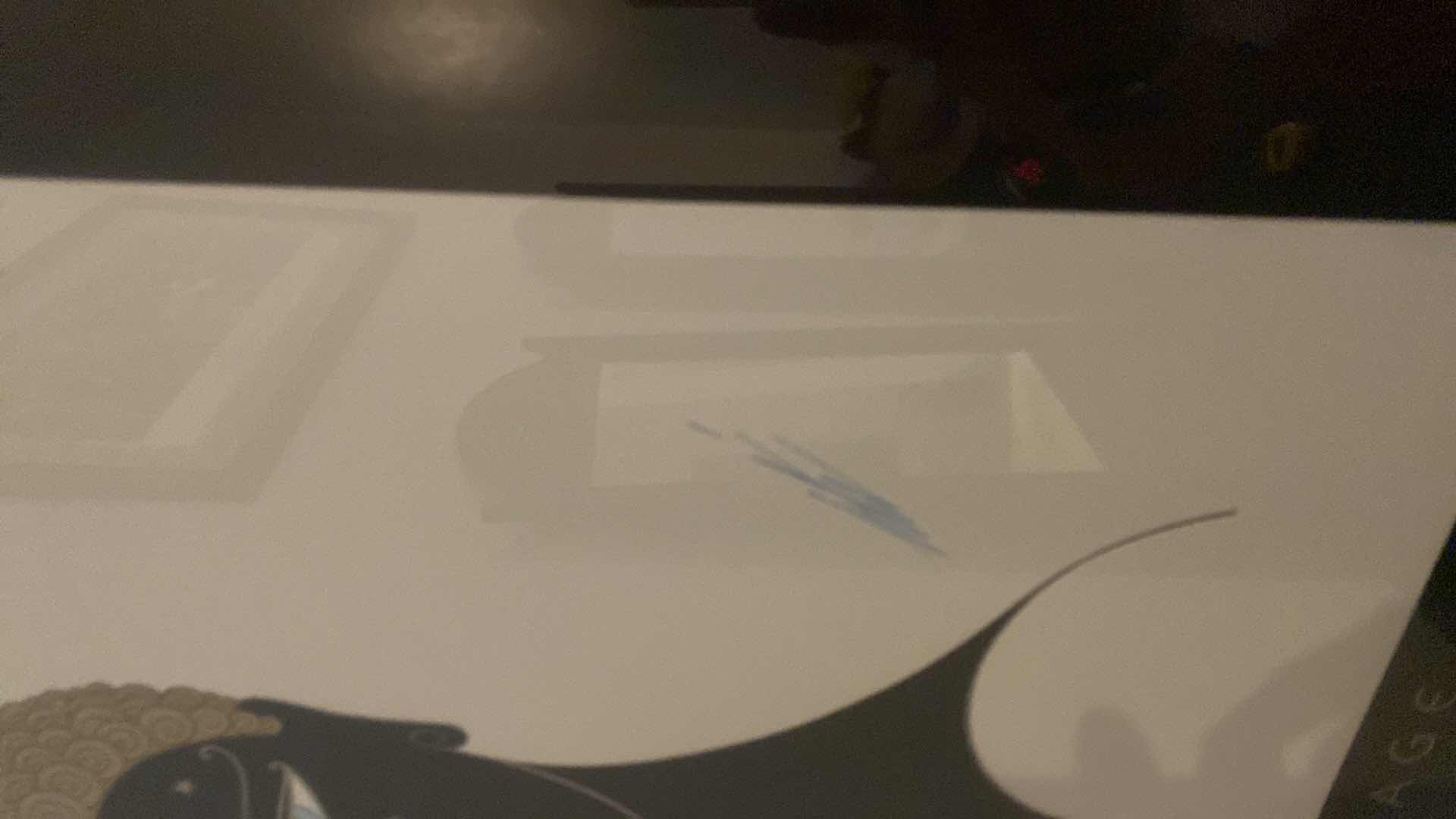 Photo 1 of FRAMED ERTE PRINT SIGNED ARTWORK 29 1/22” X 39 1/2”